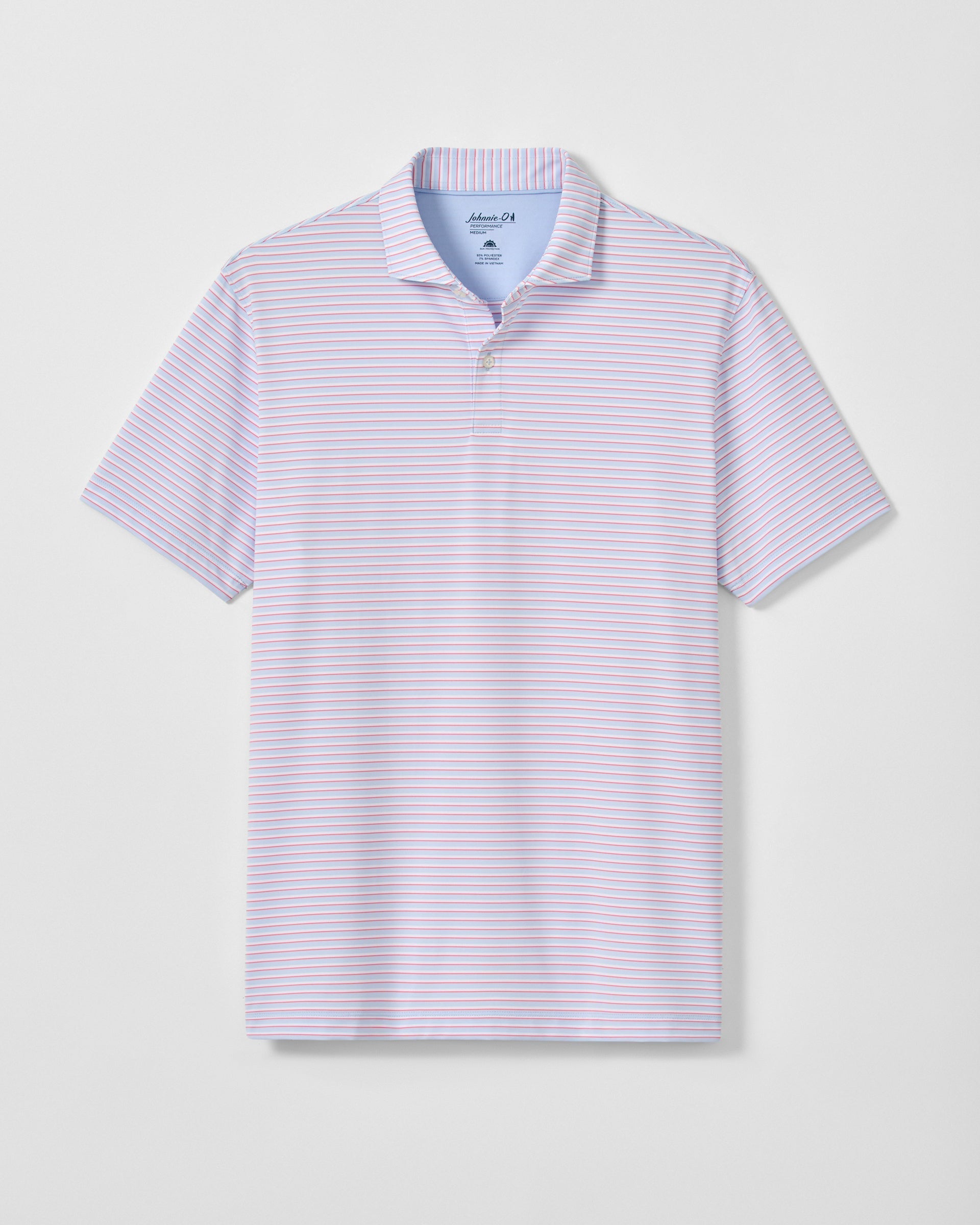 Johnnie-O Performance Jersey Polo - Rez Stripe, Kona