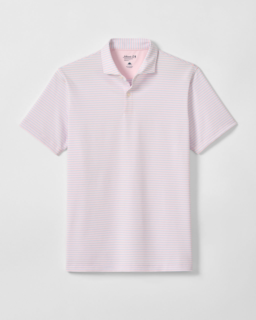 Johnnie-O Performance Jersey Polo - Rez Stripe, Lollipop