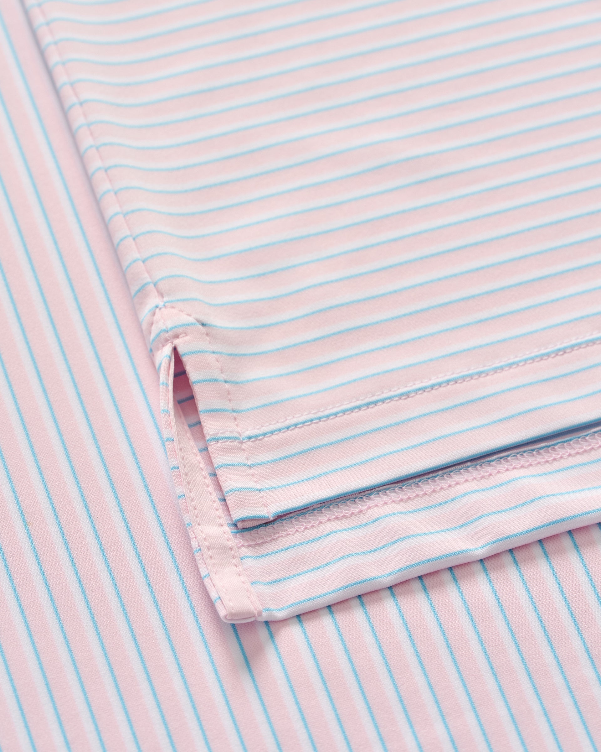 Johnnie-O Performance Jersey Polo - Rez Stripe, Lollipop