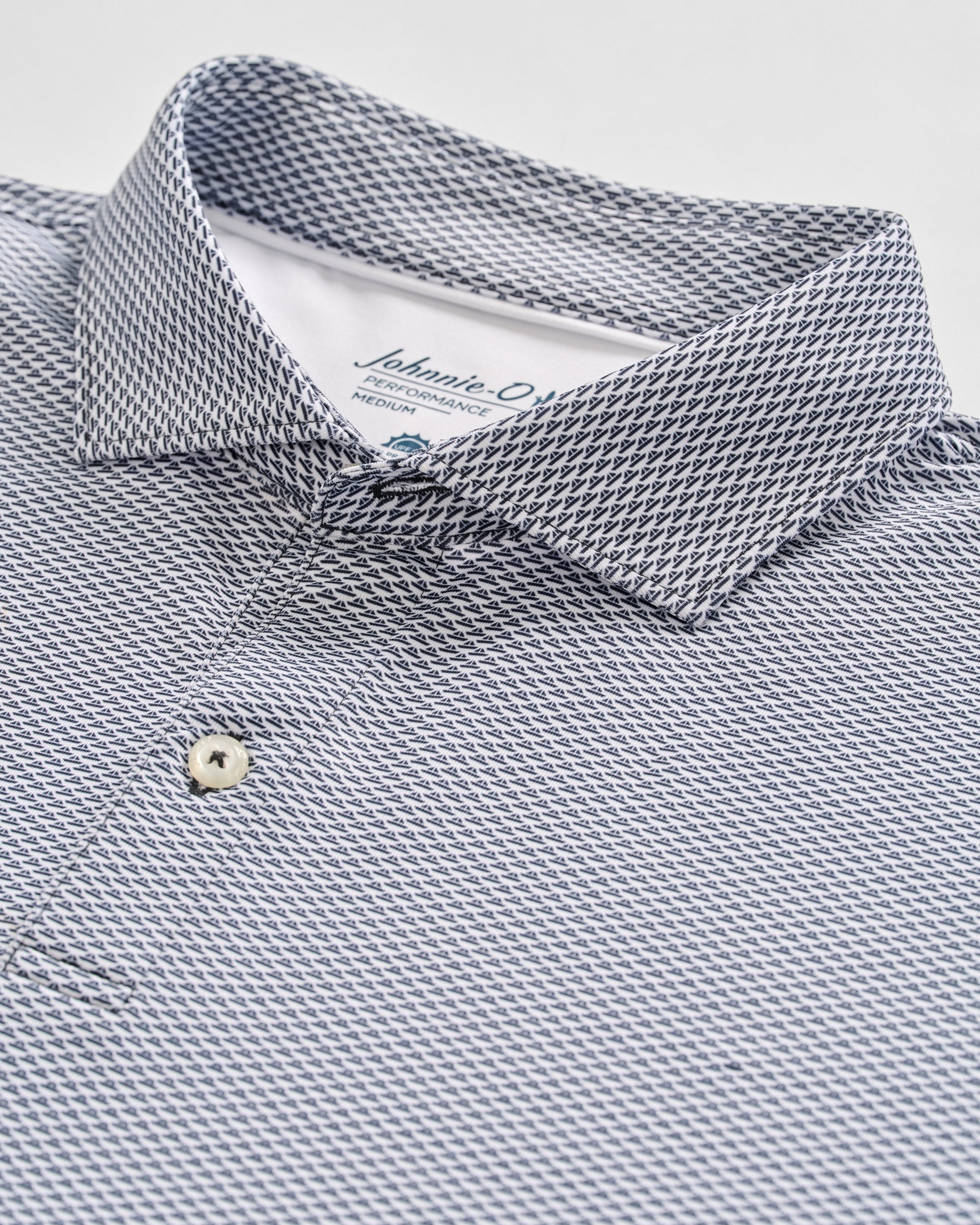 Johnnie-O Performance Jersey Polo - Rud, Heather Black