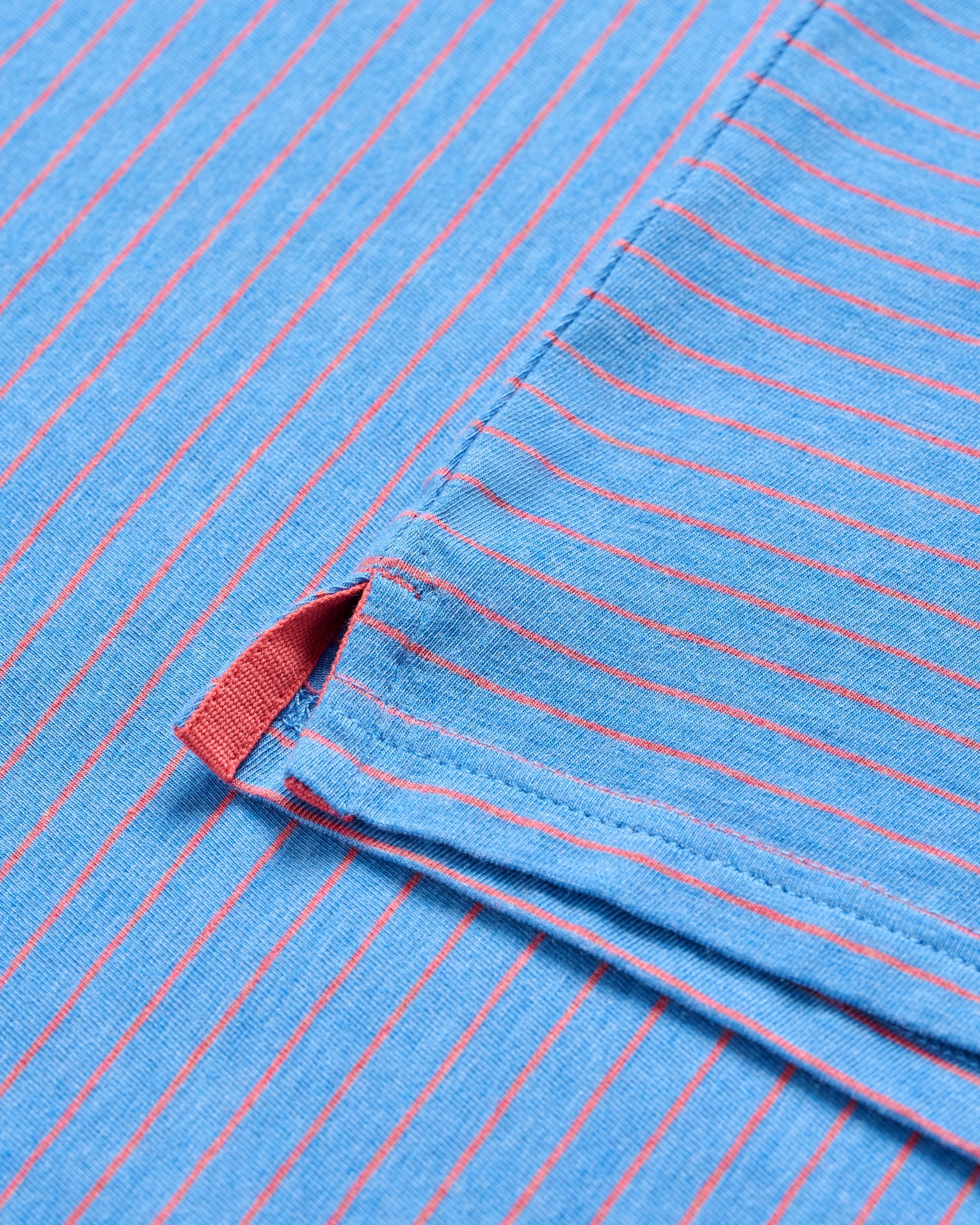 Johnnie-O Original 4-Button Polo - Ryan Stripe, Venice Blue