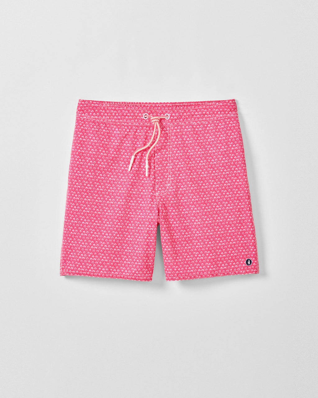 Johnnie-O Half Elastic 7" Swim Trunks, Scallop