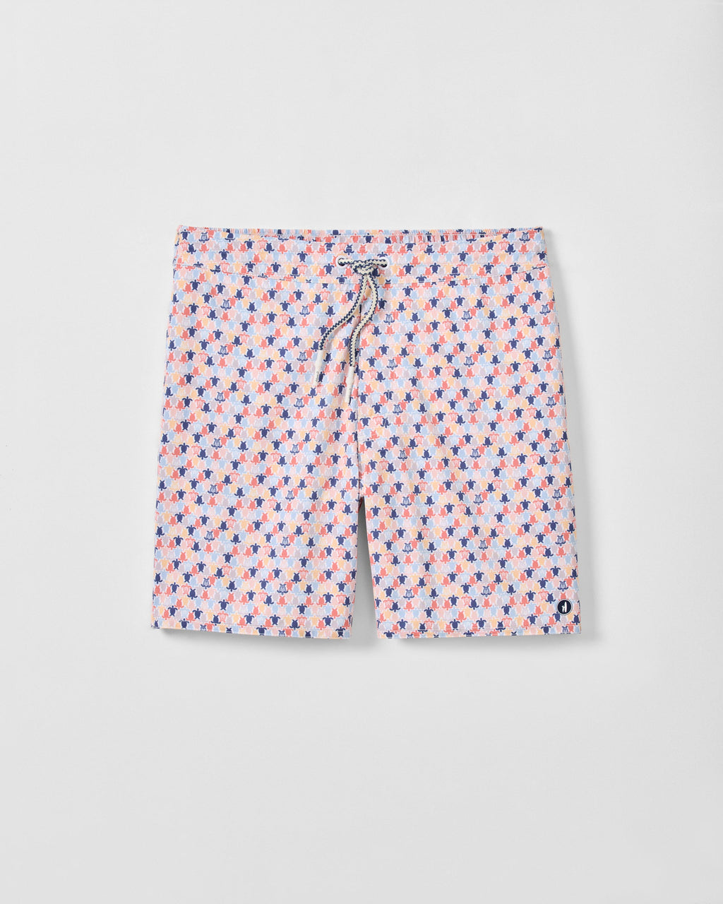 Johnnie-O Half Elastic 7" Swim Trunks, Shelly