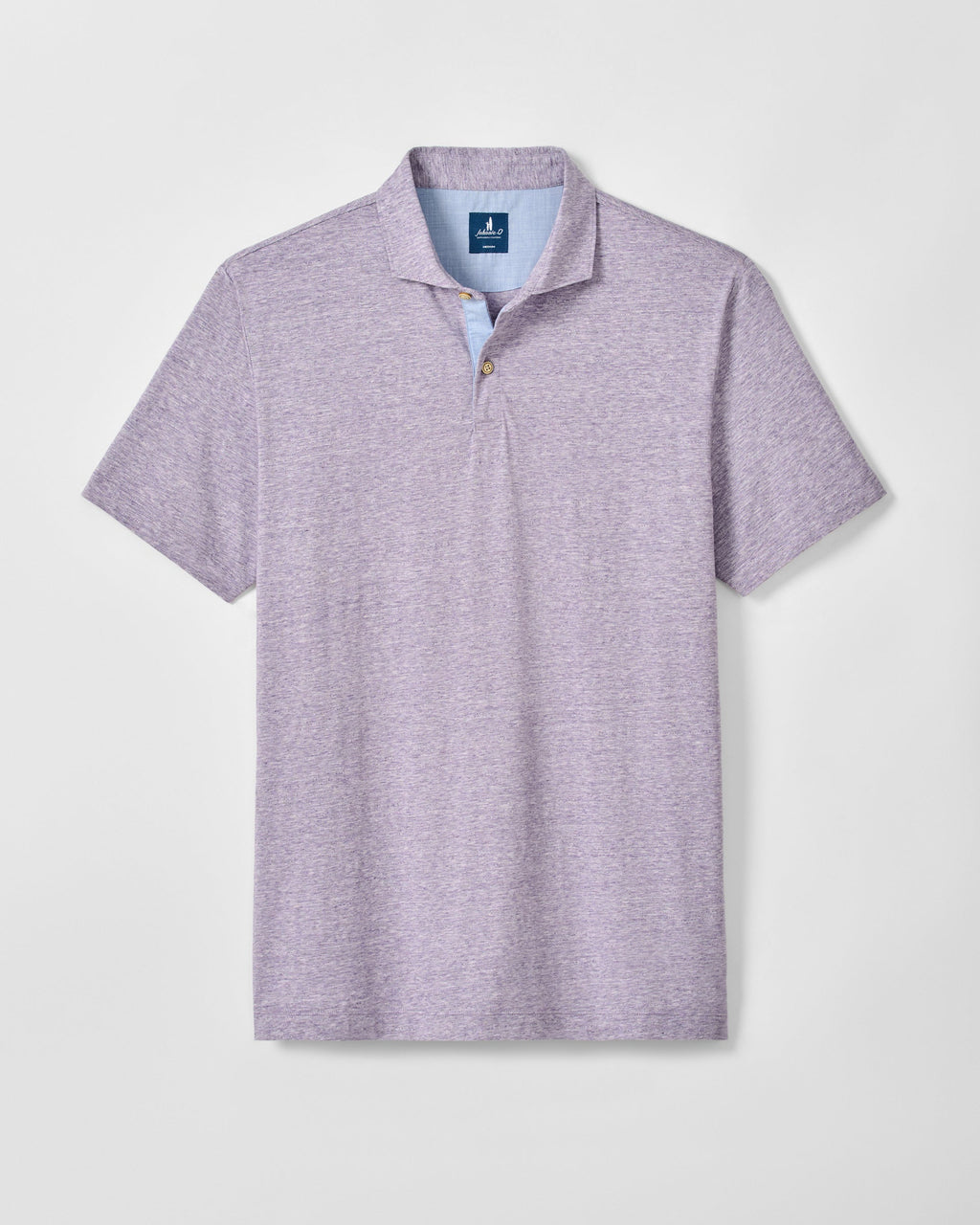 Johnnie-O Slub Cotton Blend Polo - Starnes Heathered, Bluestone