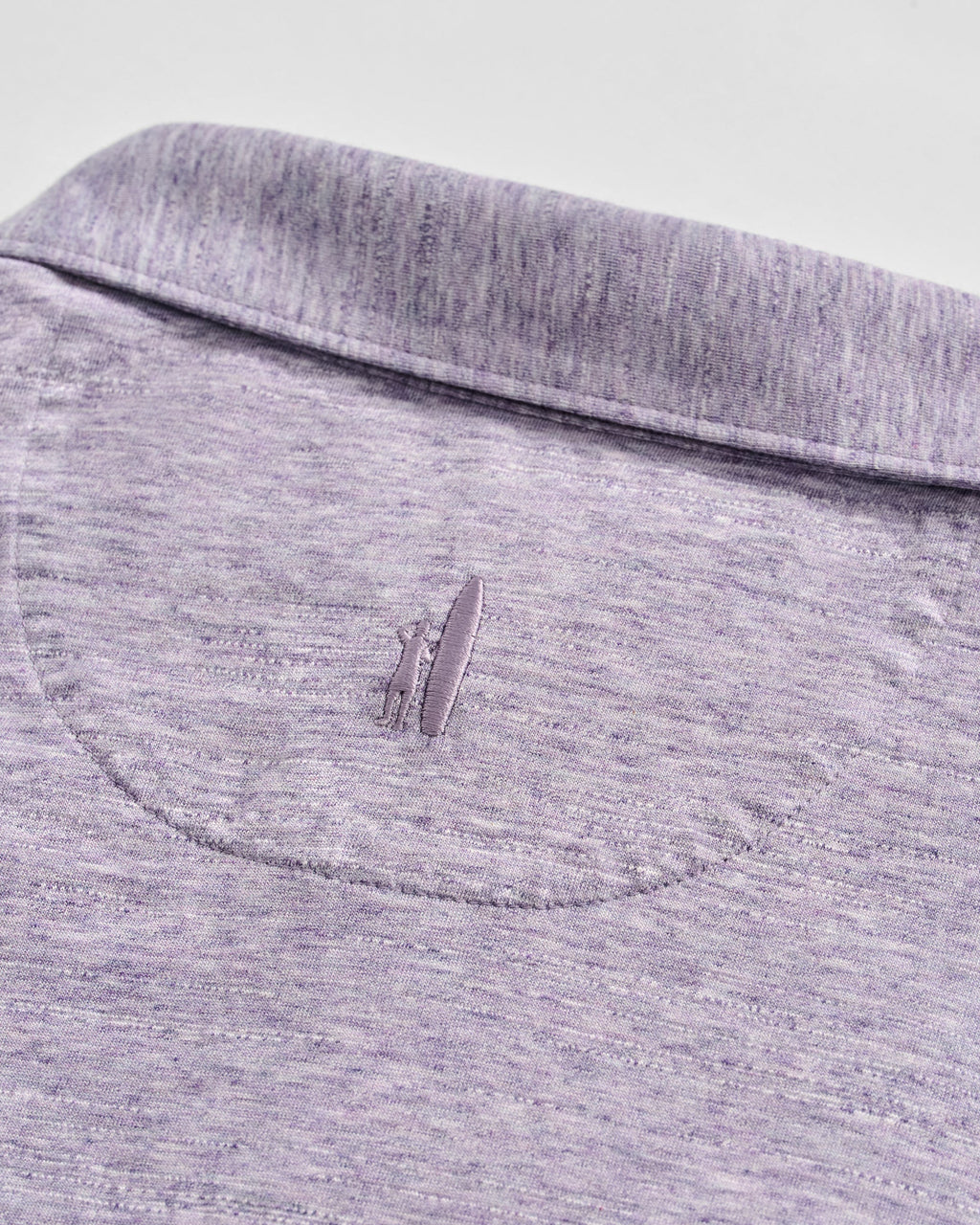 Johnnie-O Slub Cotton Blend Polo - Starnes Heathered, Bluestone