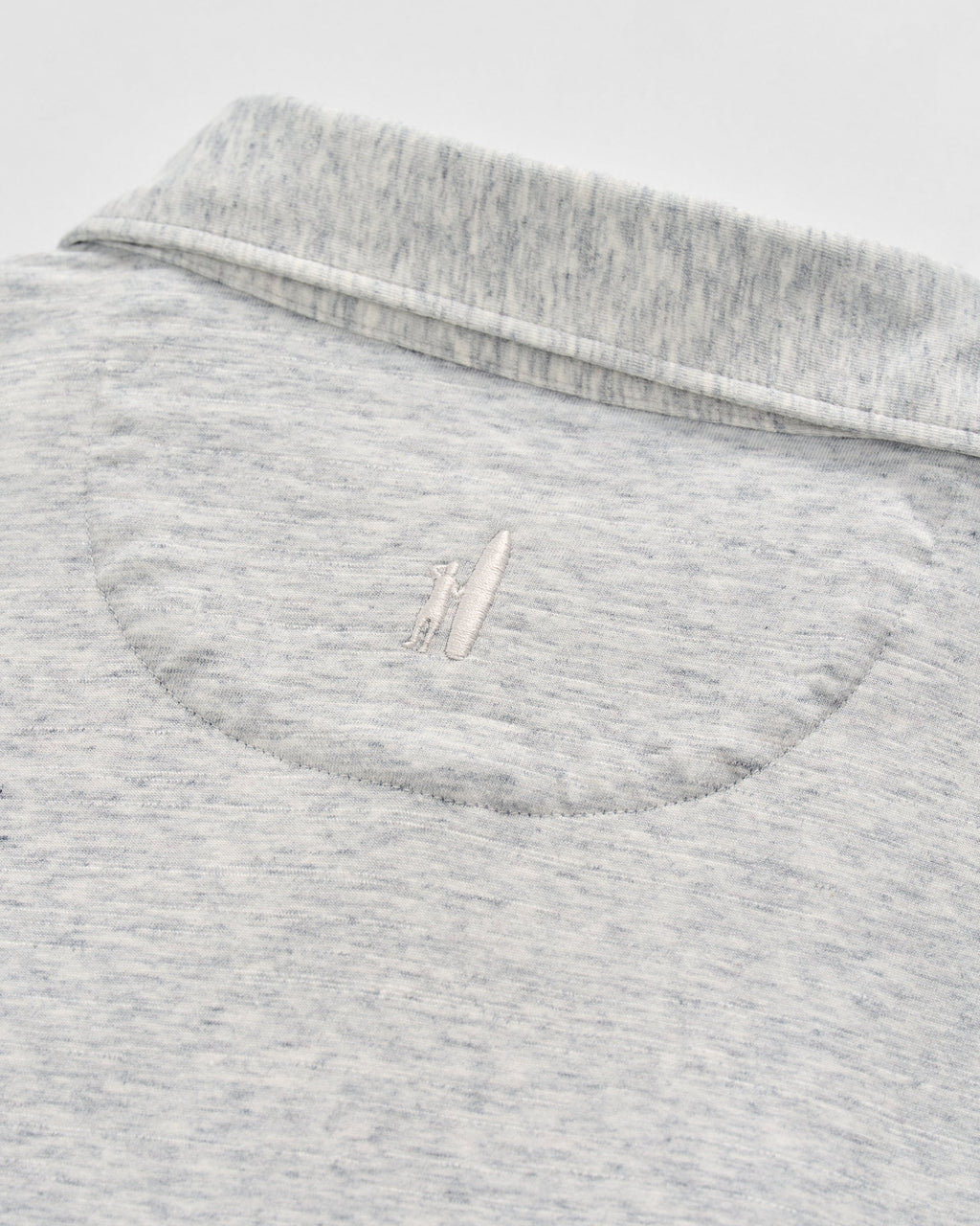 Johnnie-O Slub Cotton Blend Polo - Starnes Heathered, Light Gray