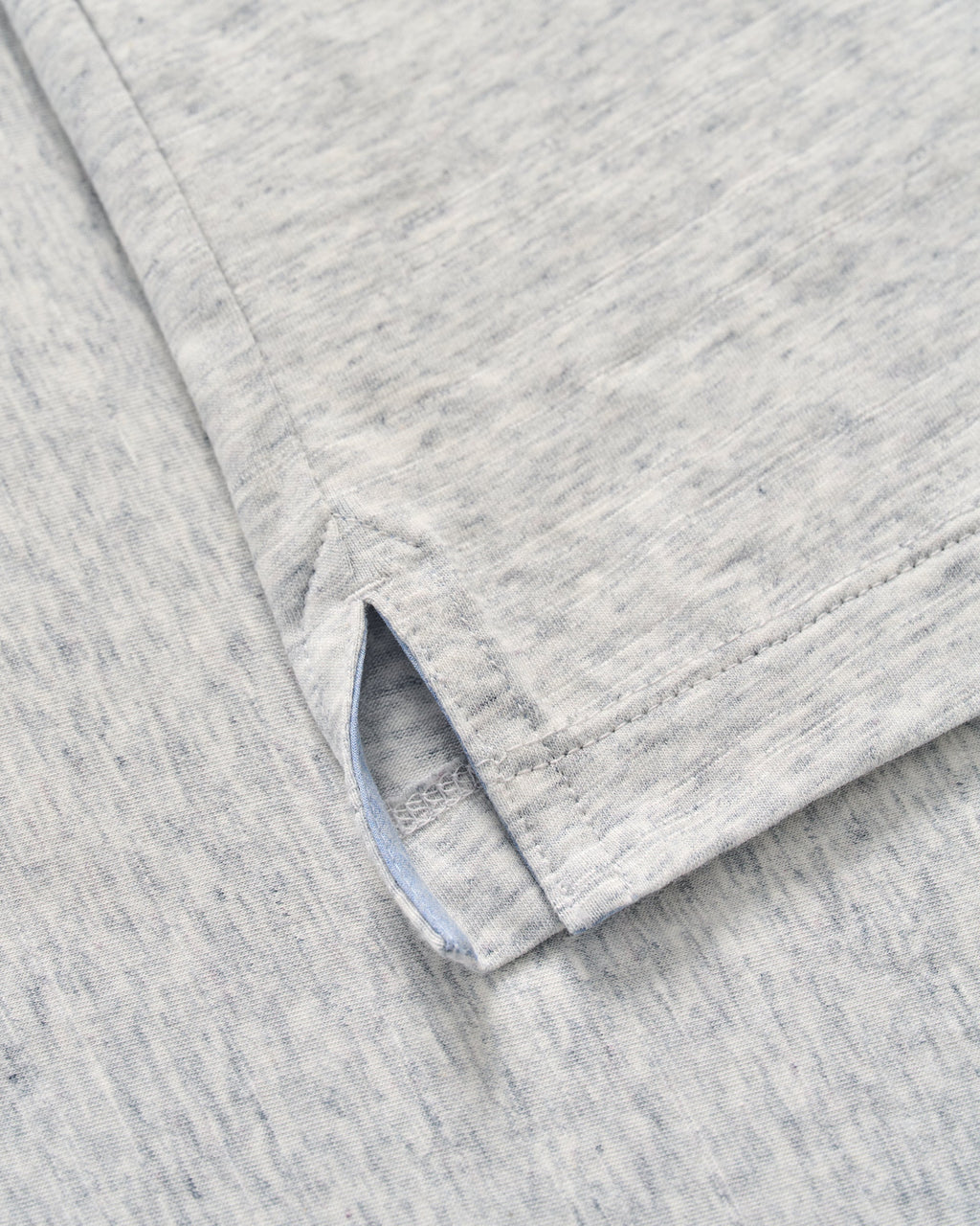 Johnnie-O Slub Cotton Blend Polo - Starnes Heathered, Light Gray