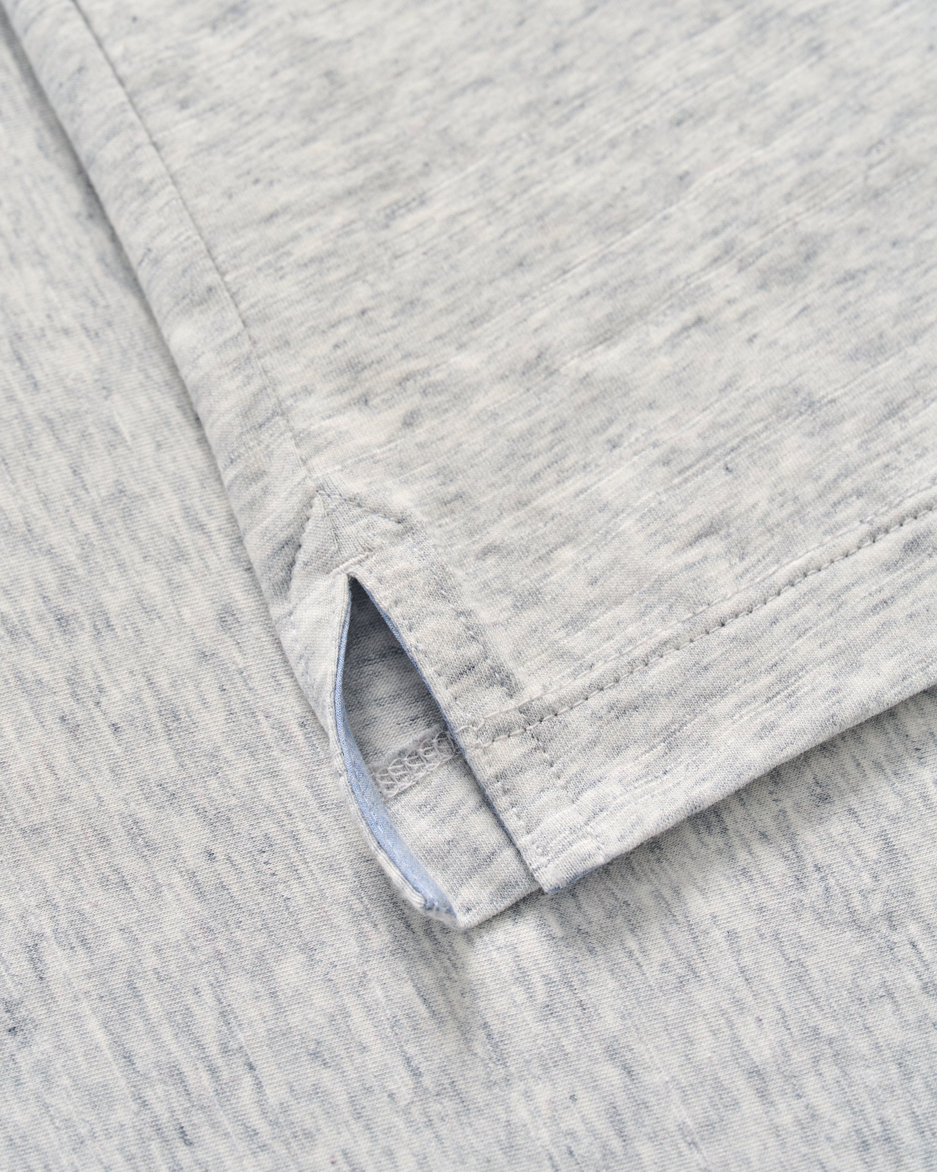 Johnnie-O Slub Cotton Blend Polo - Starnes Heathered, Light Gray