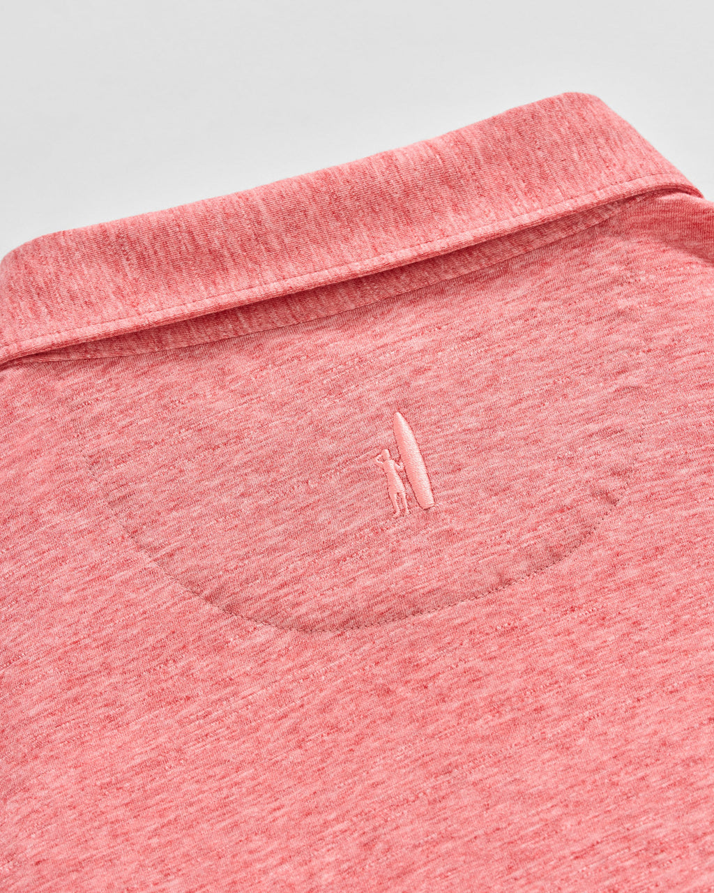 Johnnie-O Slub Cotton Blend Polo - Starnes Heathered, Slate Rose