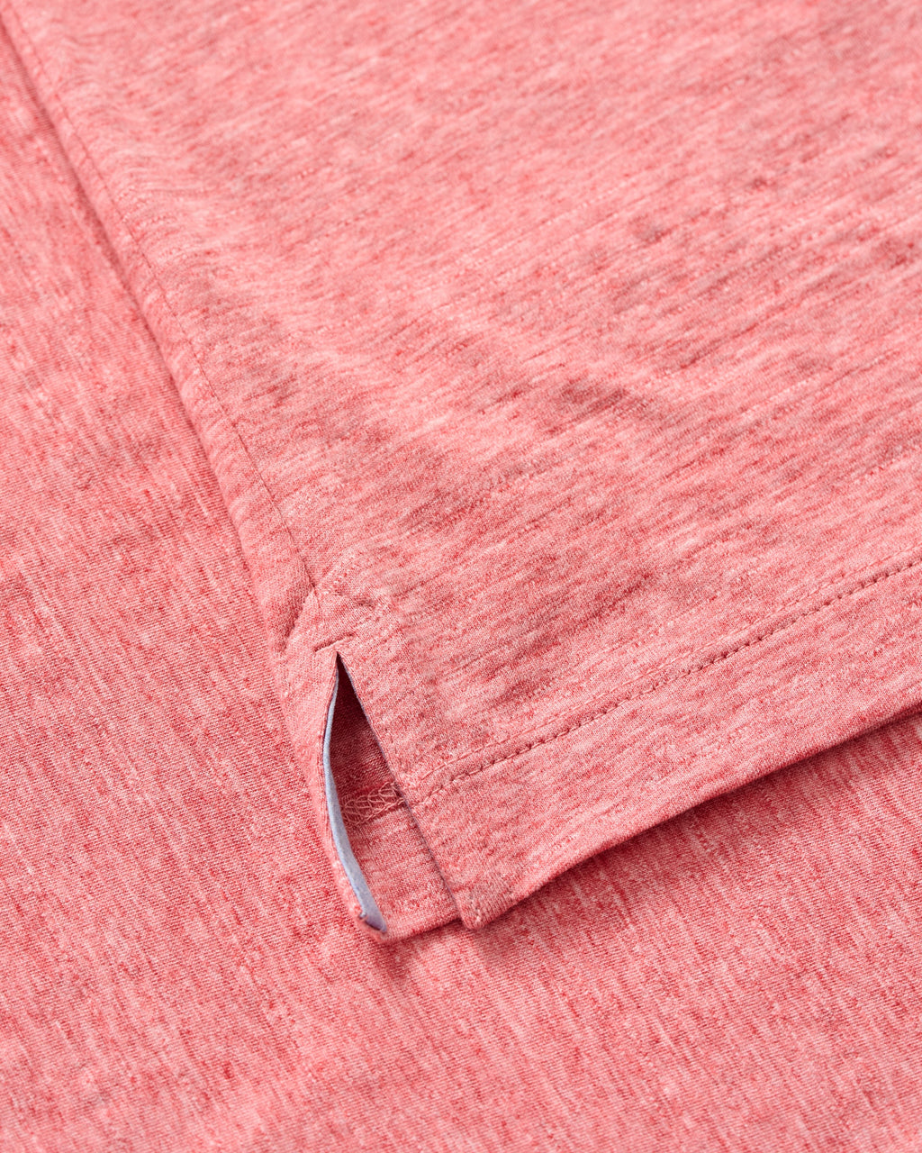 Johnnie-O Slub Cotton Blend Polo - Starnes Heathered, Slate Rose
