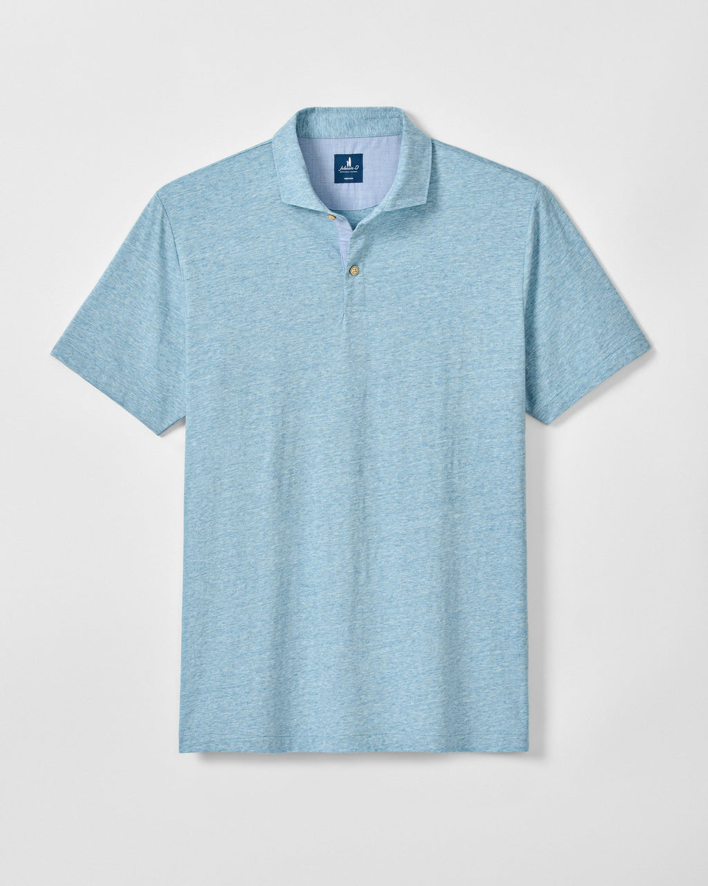 Johnnie-O Slub Cotton Blend Polo - Starnes Heathered, Tropical