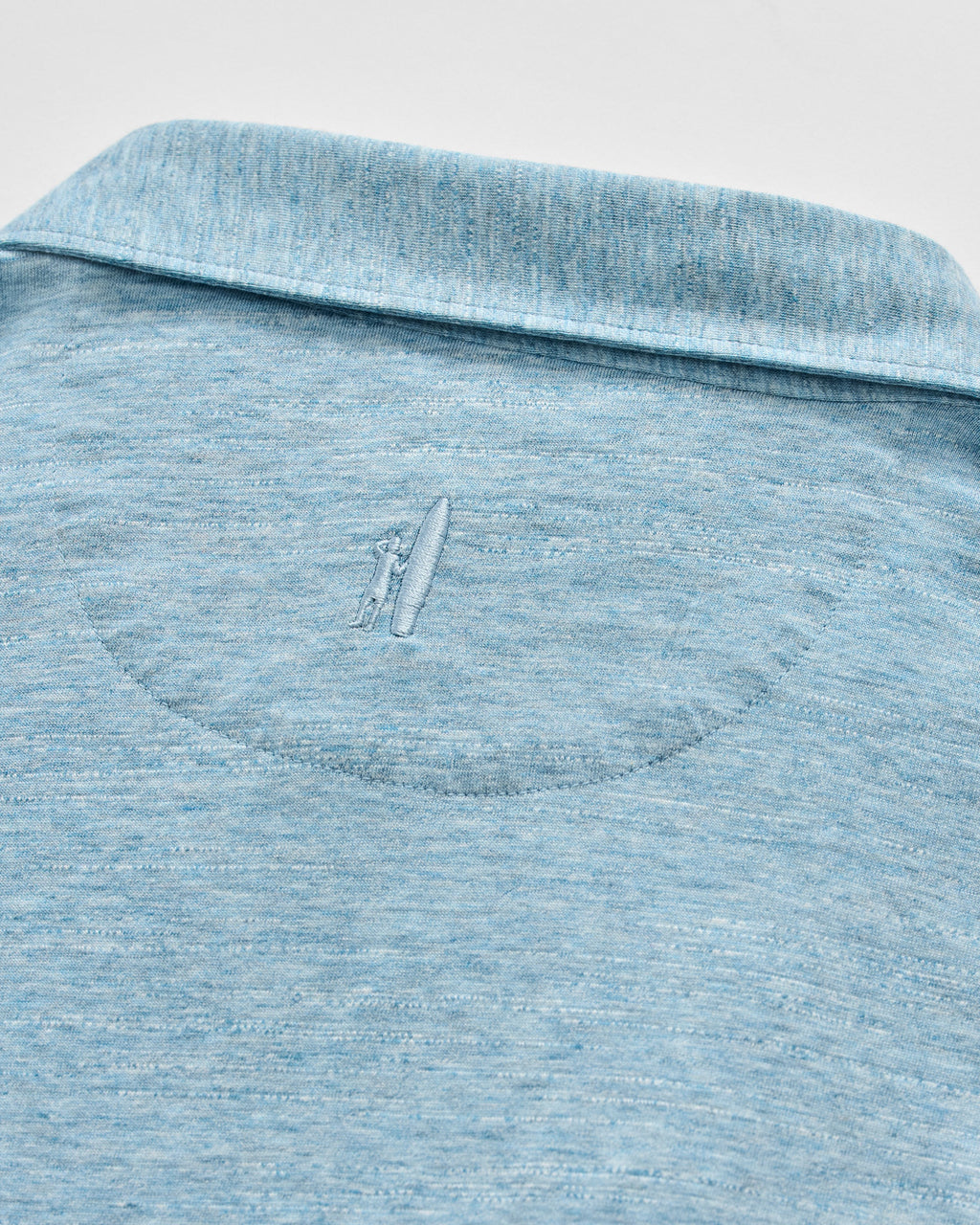 Johnnie-O Slub Cotton Blend Polo - Starnes Heathered, Tropical