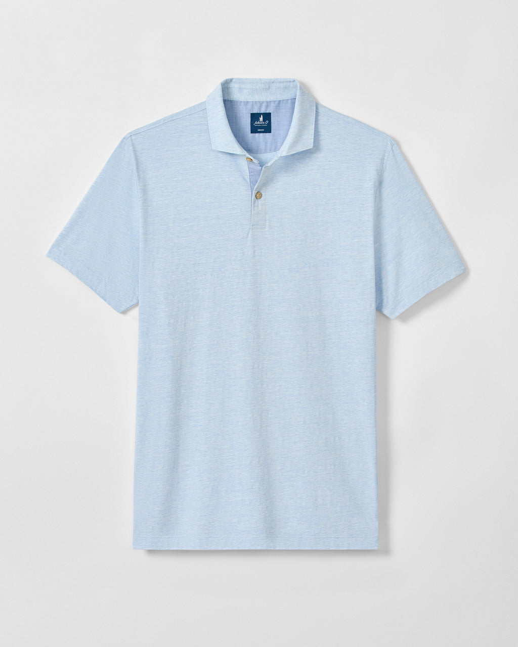 Johnnie-O Slub Cotton Blend Polo - Starnes Heathered, Zen
