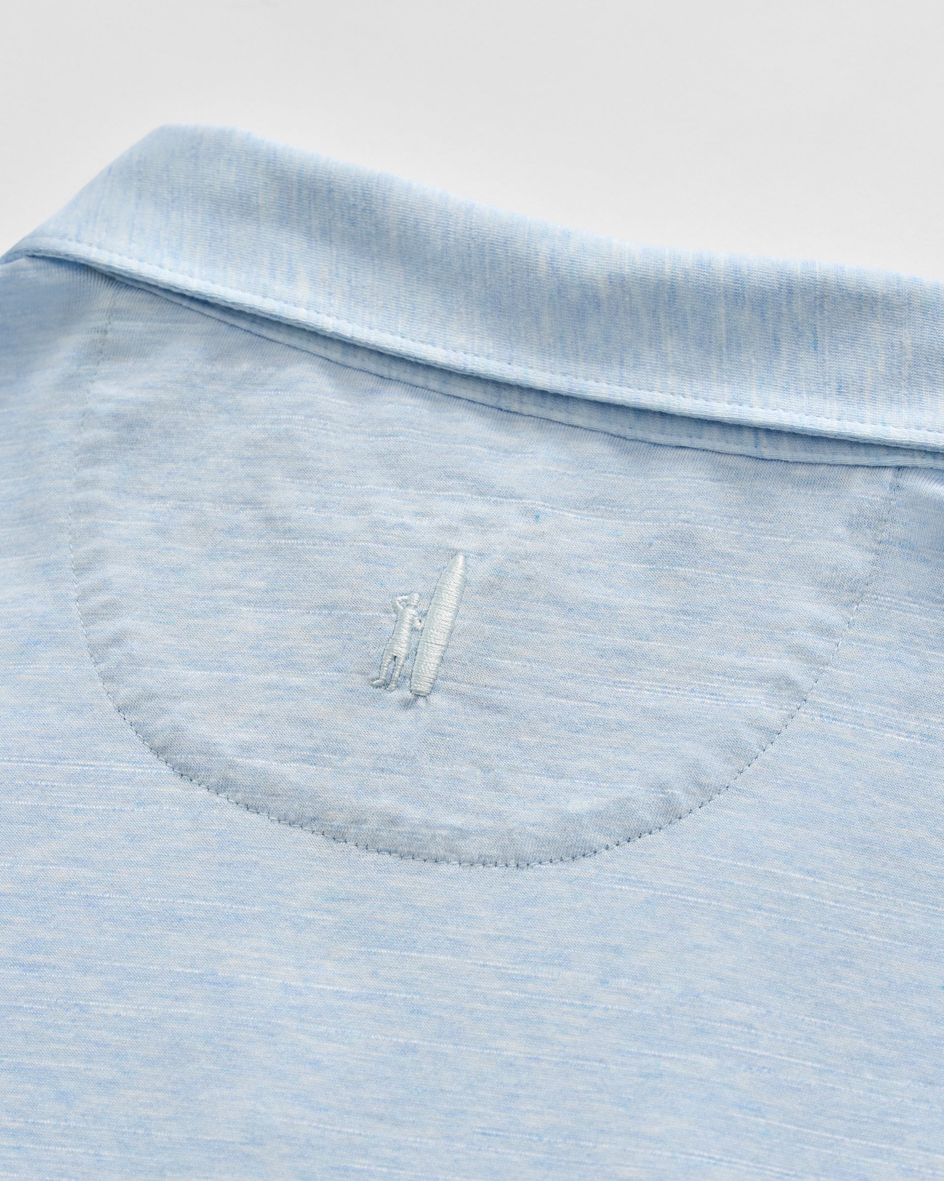 Johnnie-O Slub Cotton Blend Polo - Starnes Heathered, Zen