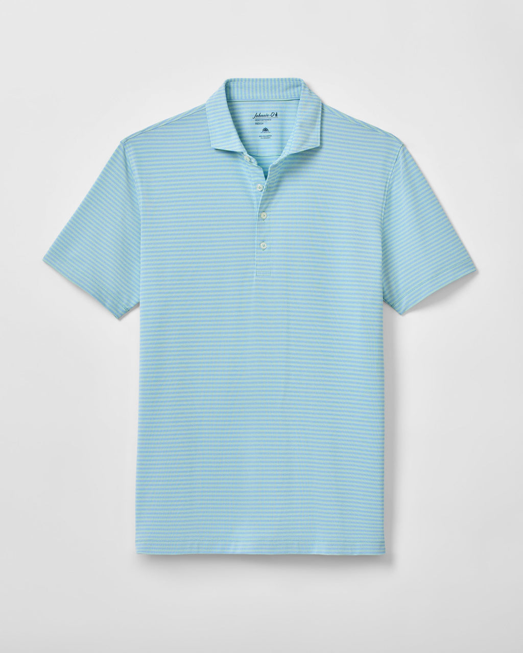 Johnnie-O Performance Mesh Polo - Stetson Stripe, Macaw