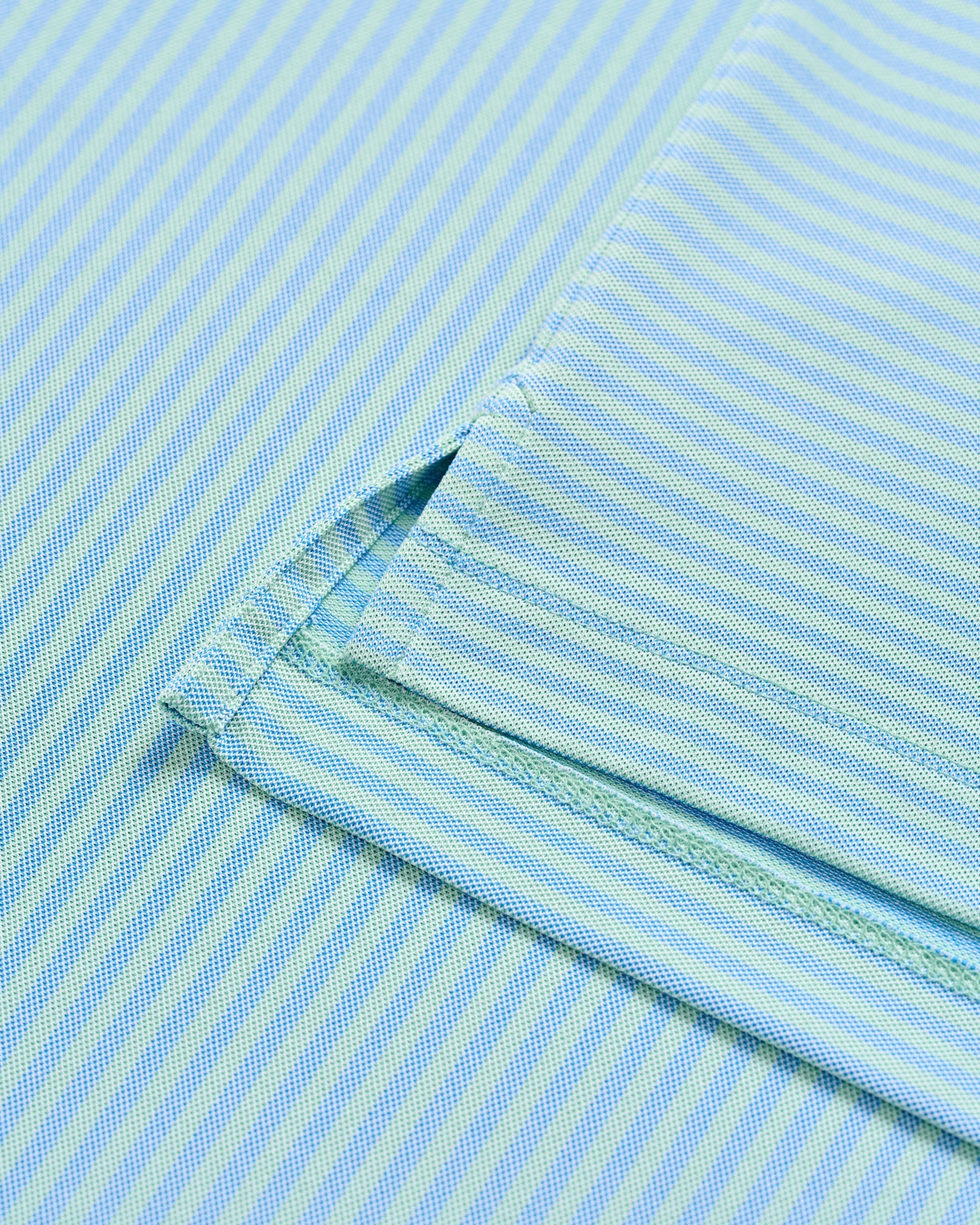Johnnie-O Performance Mesh Polo - Stetson Stripe, Macaw