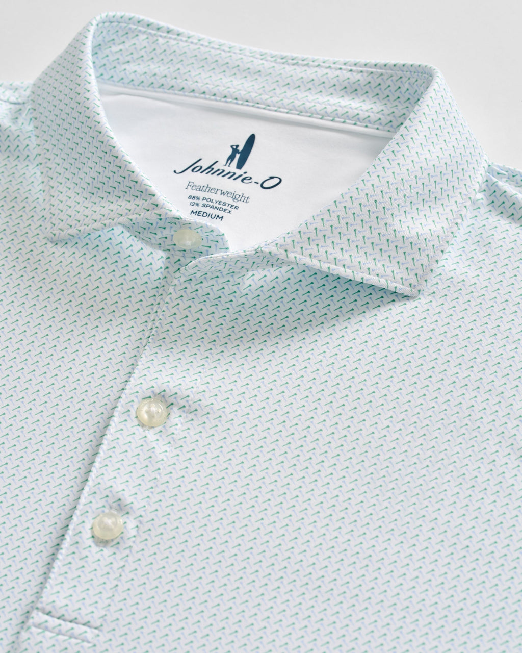 Johnnie-O Featherweight Performance Polo - Tee Party, White