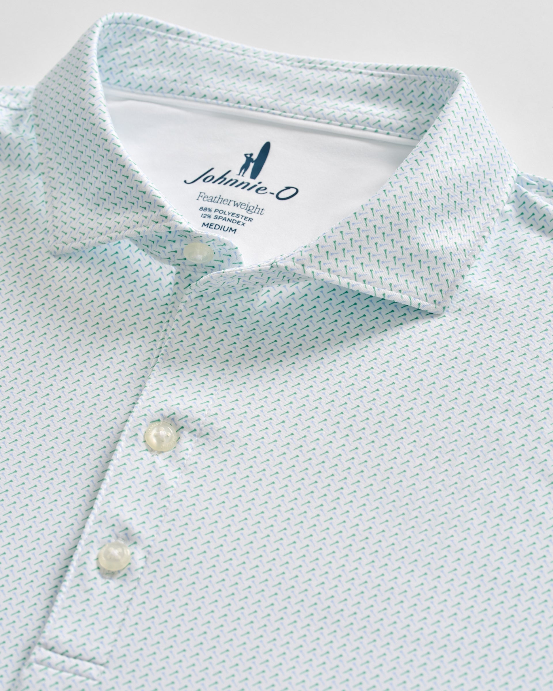 Johnnie-O Featherweight Performance Polo - Tee Party, White