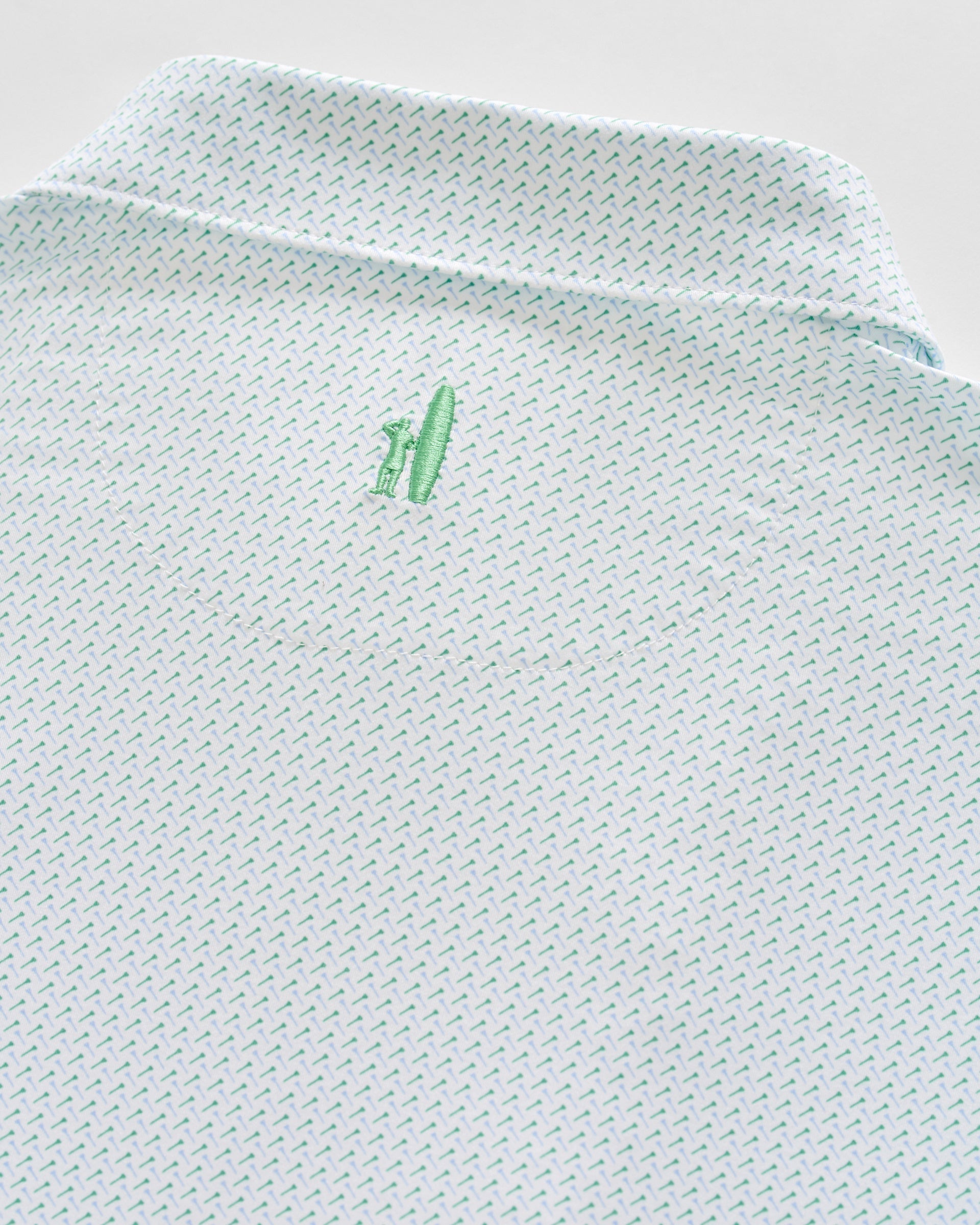 Johnnie-O Featherweight Performance Polo - Tee Party, White