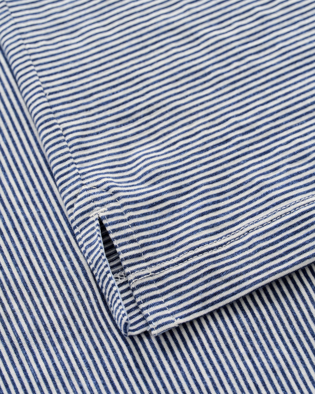 Johnnie-O Slub Cotton Blend Polo - Thatcher Stripe, Navy