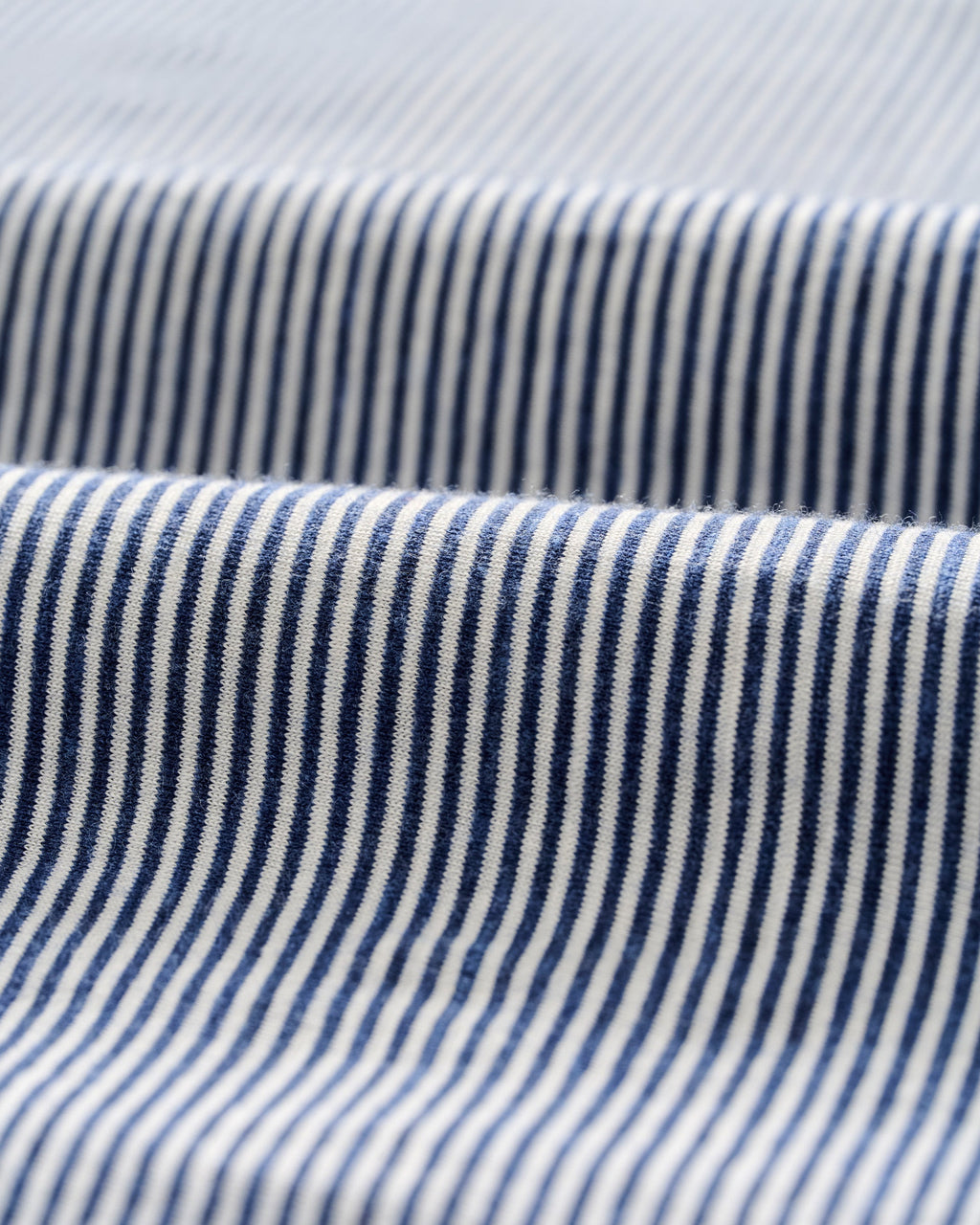 Johnnie-O Slub Cotton Blend Polo - Thatcher Stripe, Navy