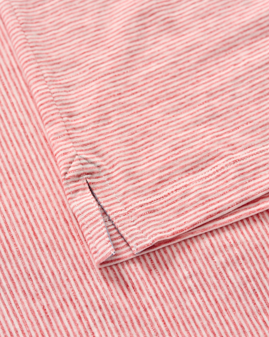 Johnnie-O Slub Cotton Blend Polo - Thatcher Stripe, Slate Rose