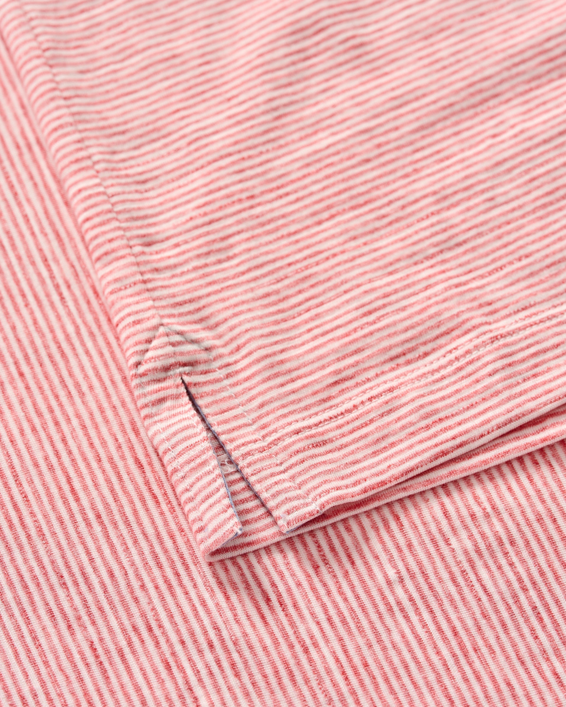 Johnnie-O Slub Cotton Blend Polo - Thatcher Stripe, Slate Rose