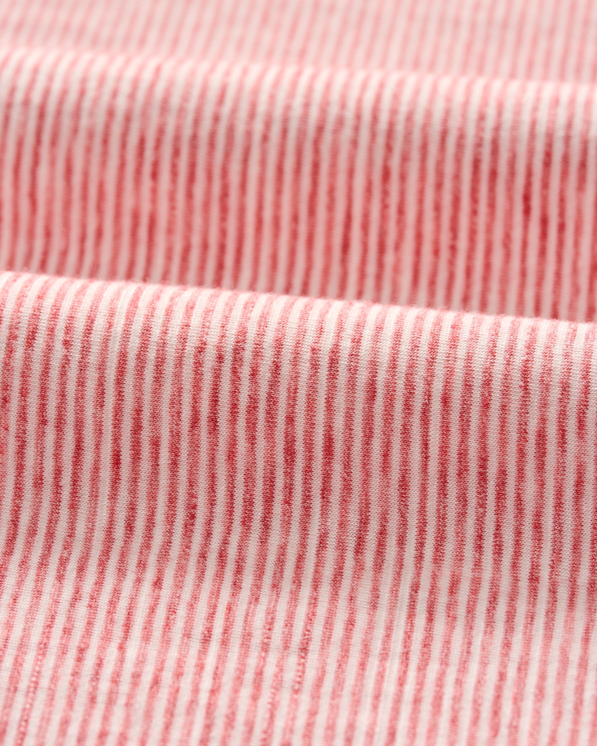 Johnnie-O Slub Cotton Blend Polo - Thatcher Stripe, Slate Rose