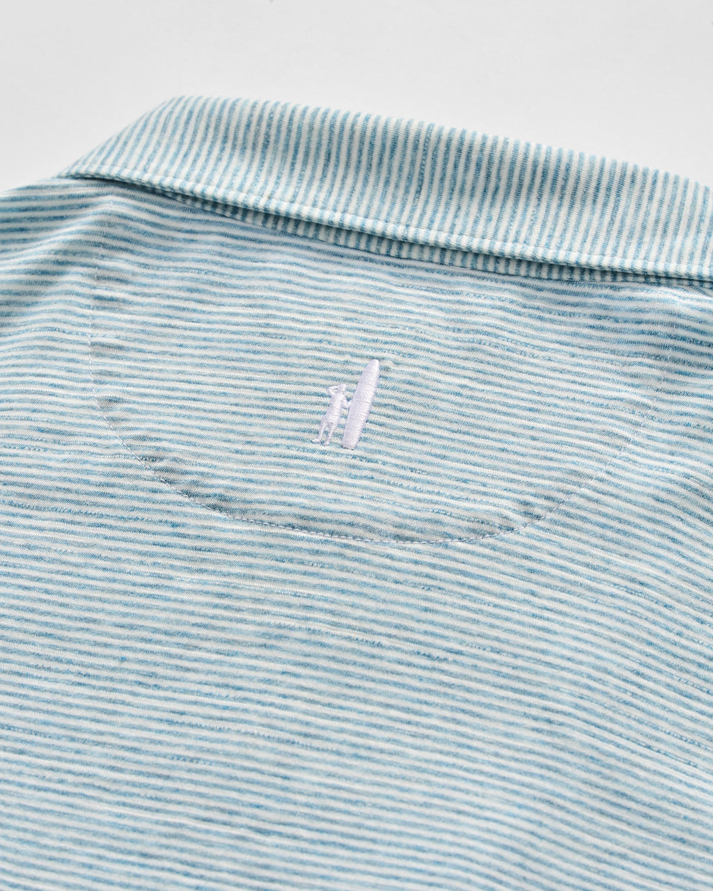 Johnnie-O Slub Cotton Blend Polo - Thatcher Stripe, Tropical