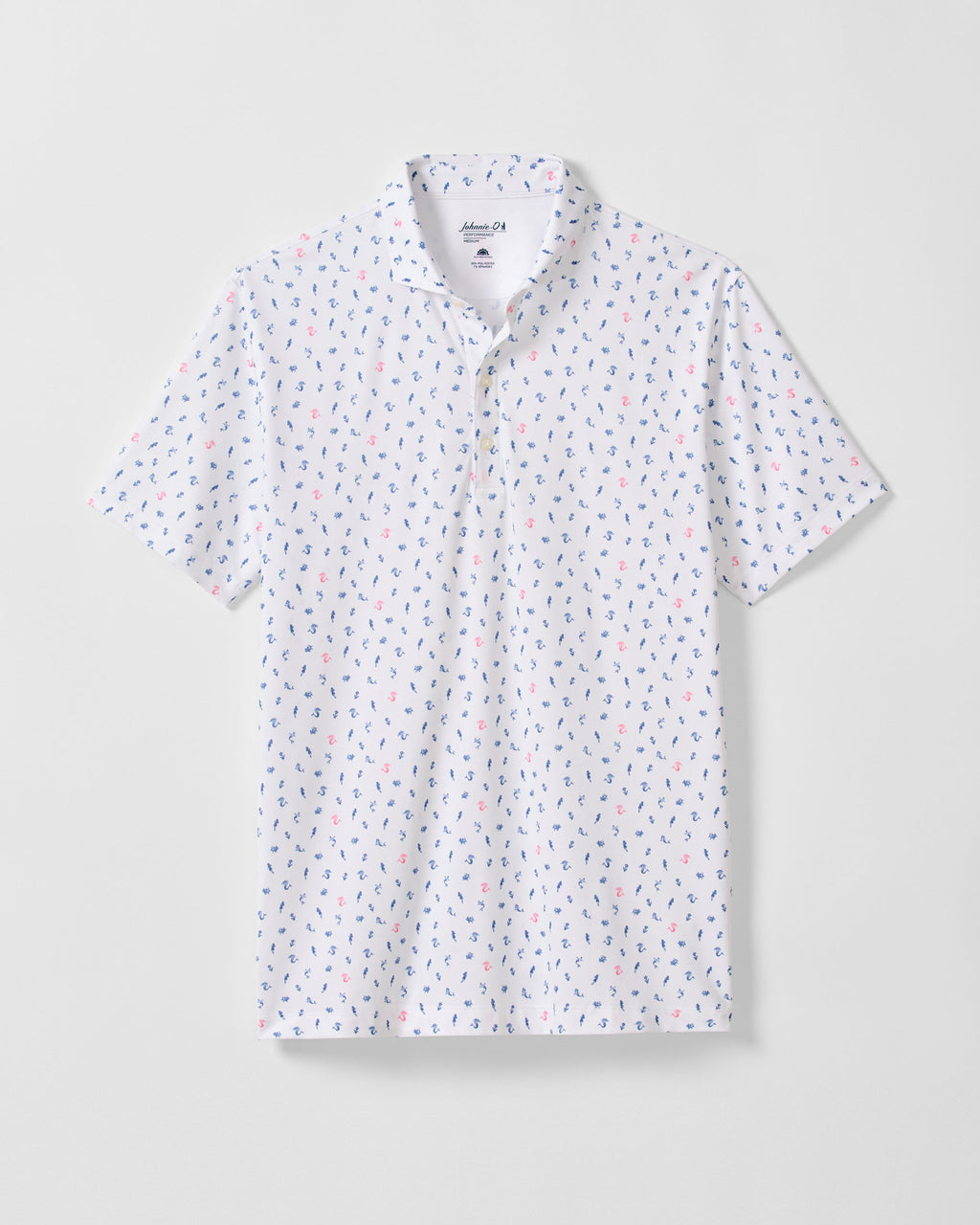 Johnnie-O Performance Jersey Polo - Tidebreaker, White