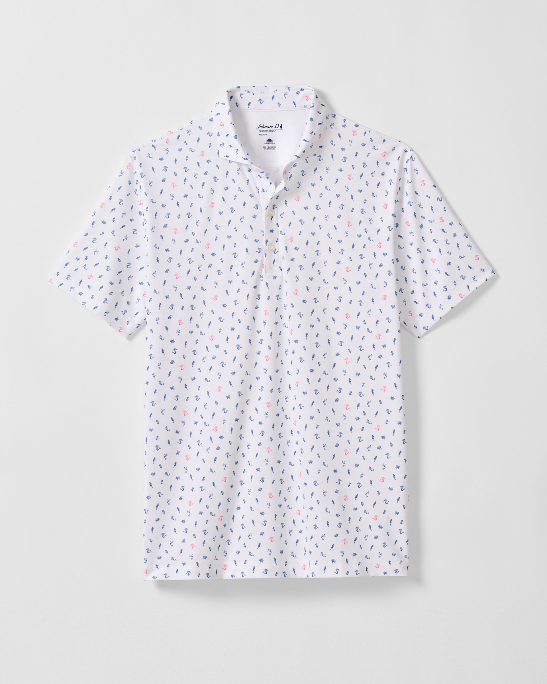 Johnnie-O Performance Jersey Polo - Tidebreaker, White
