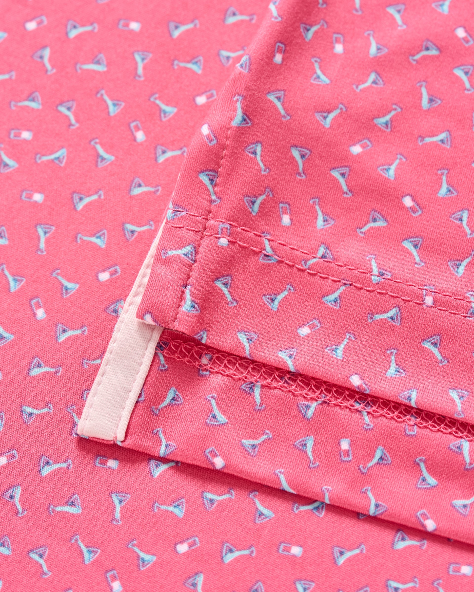 Johnnie-O Featherweight Performance Polo - Tini Dancer, Pink Lemonade