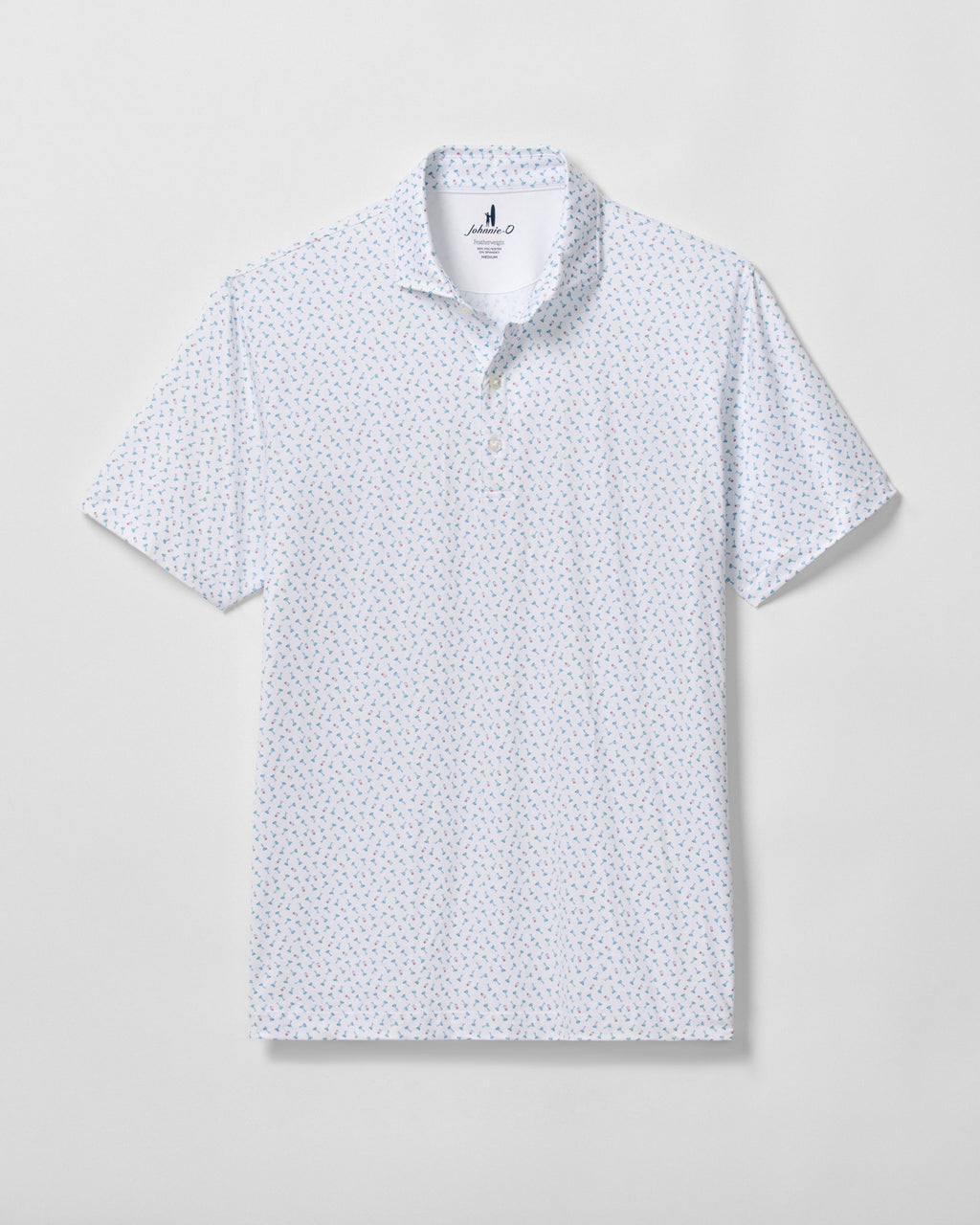 Johnnie-O Featherweight Performance Polo - Tini Dancer, White