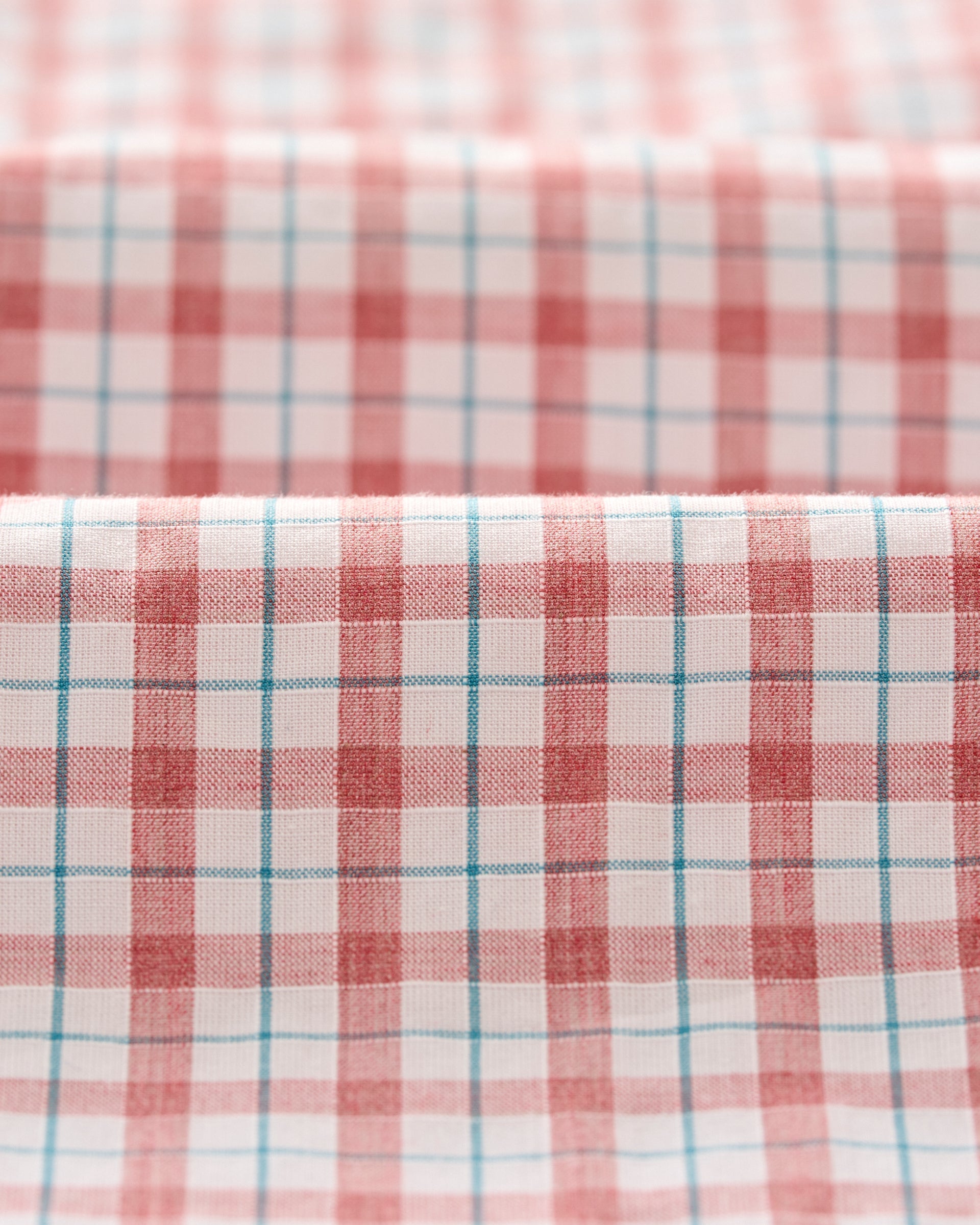 Johnnie-O Cotton Button Down Shirt - Trauber Tattersall, Malibu Red
