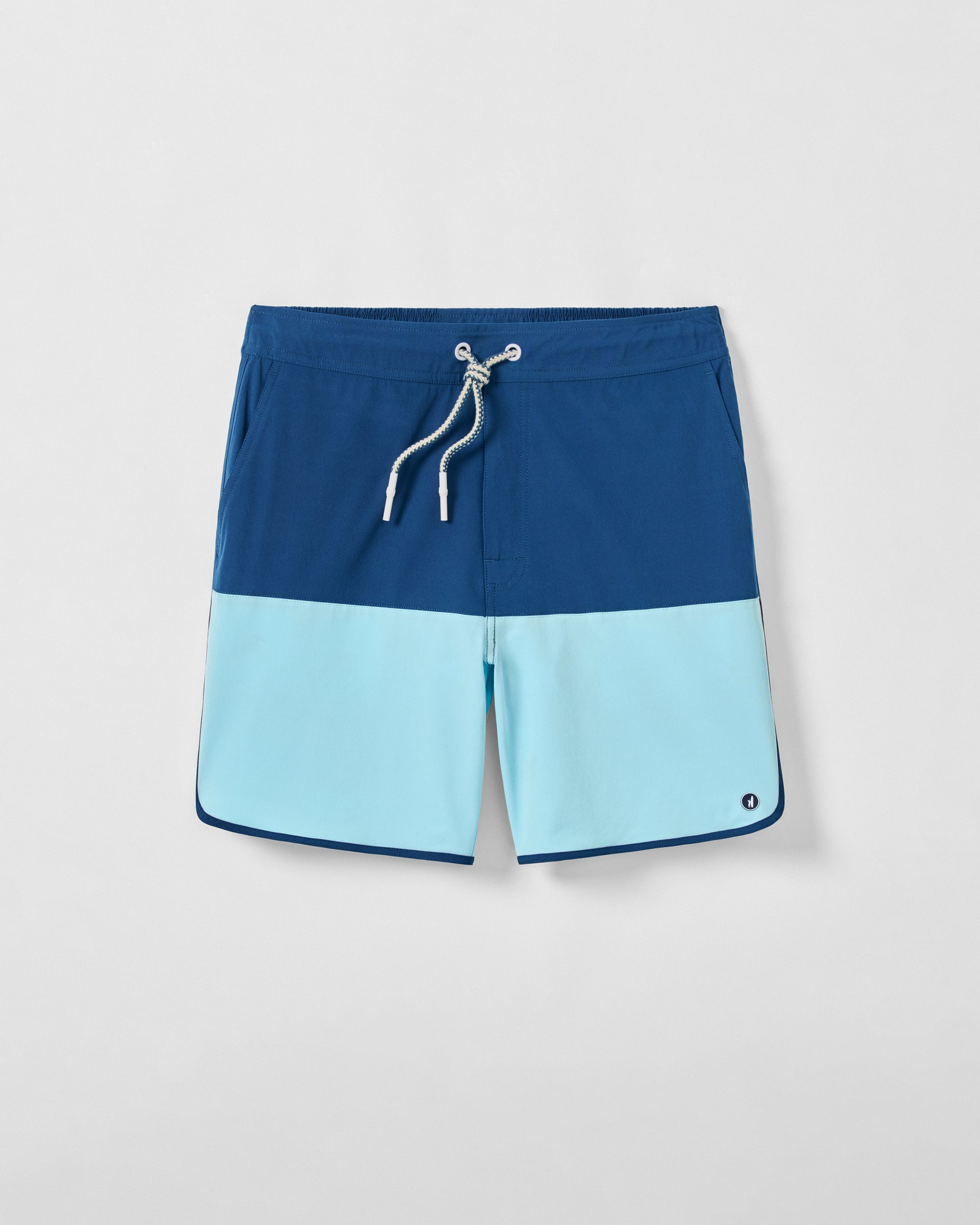 Johnnie-O Half Elastic 7" Swim Trunks - Tully, Sport Navy