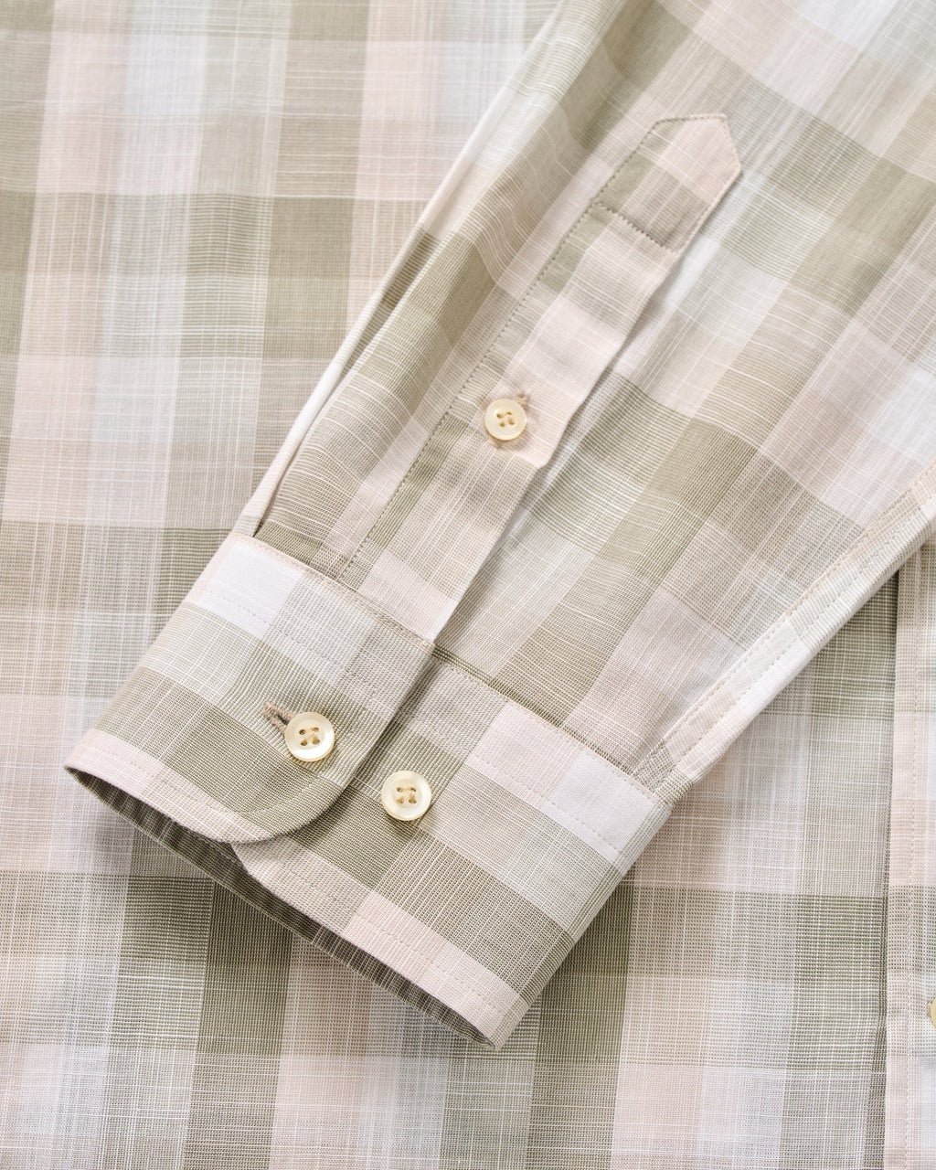 Johnnie-O Cotton Button Down Shirt - Umstead Plaid, Sage