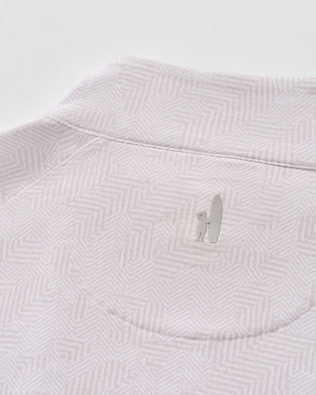 Johnnie-O Viktor Printed Camo 1/4 Zip Pullover, White