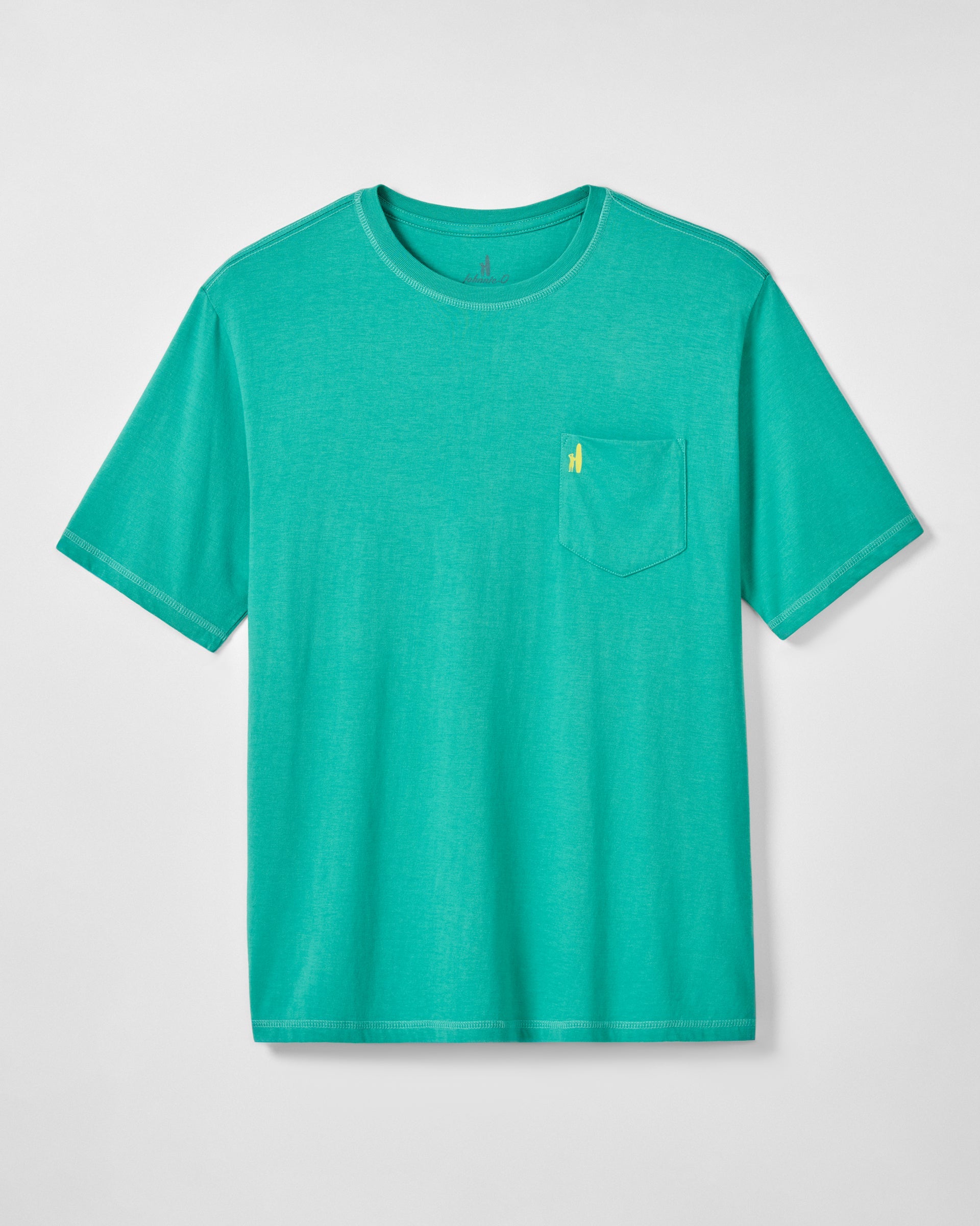 Johnnie-O Dale Cotton Blend T-Shirt - Wave Rider, Seaglass