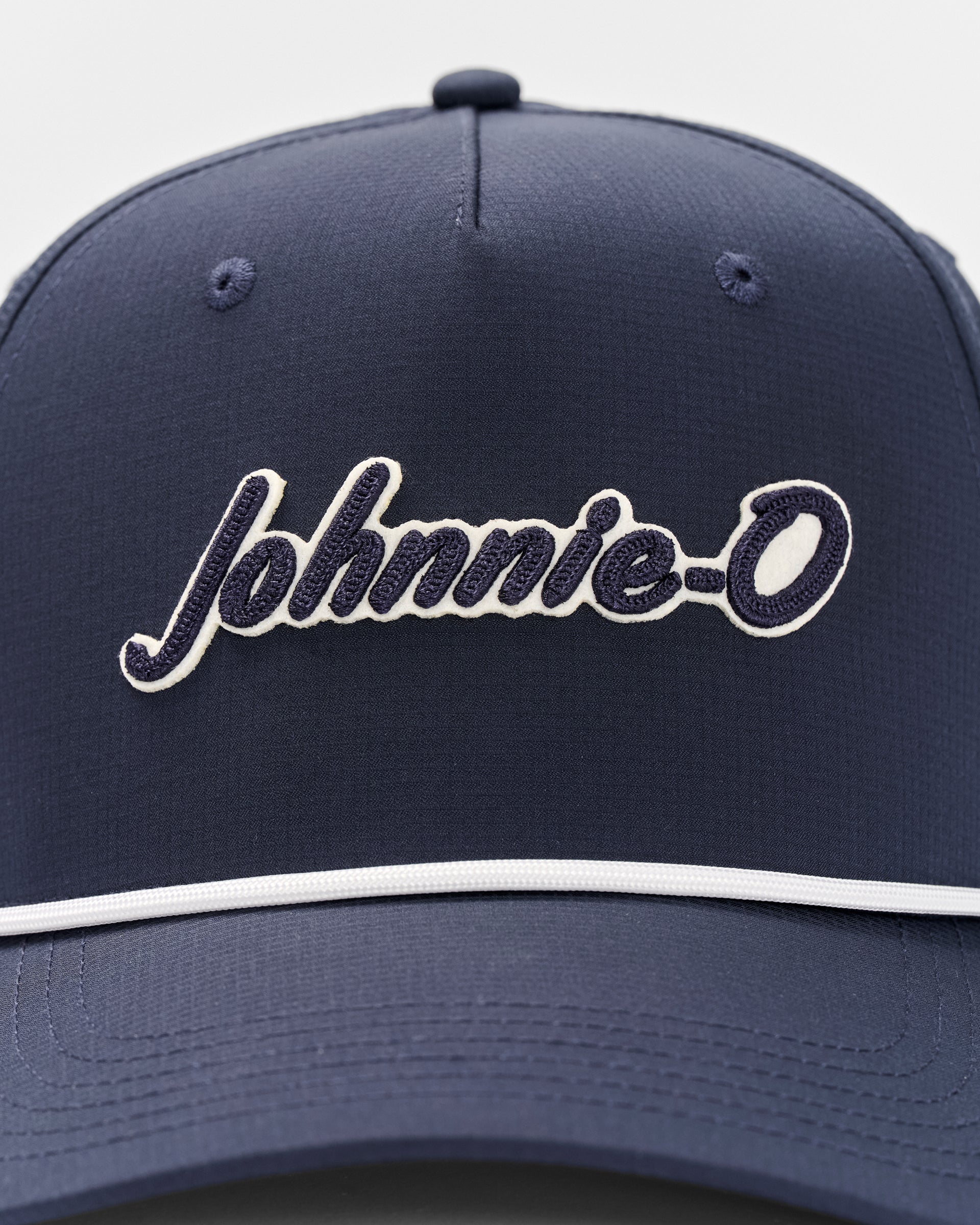Johnnie-O Throwback Logo Rope Hat, Navy