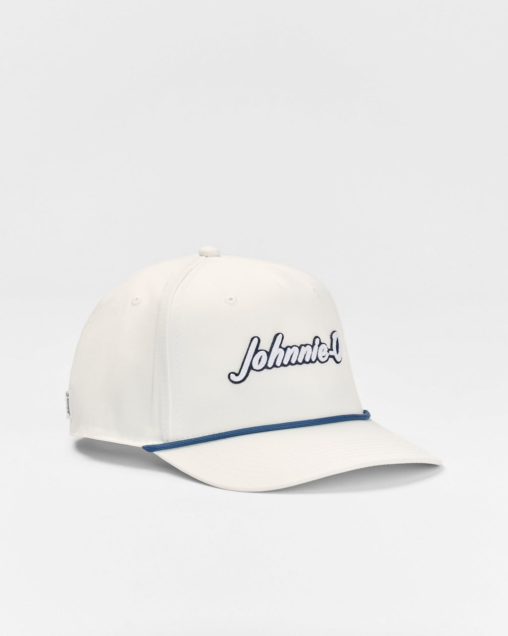 Johnnie-O Throwback Logo Rope Hat, White