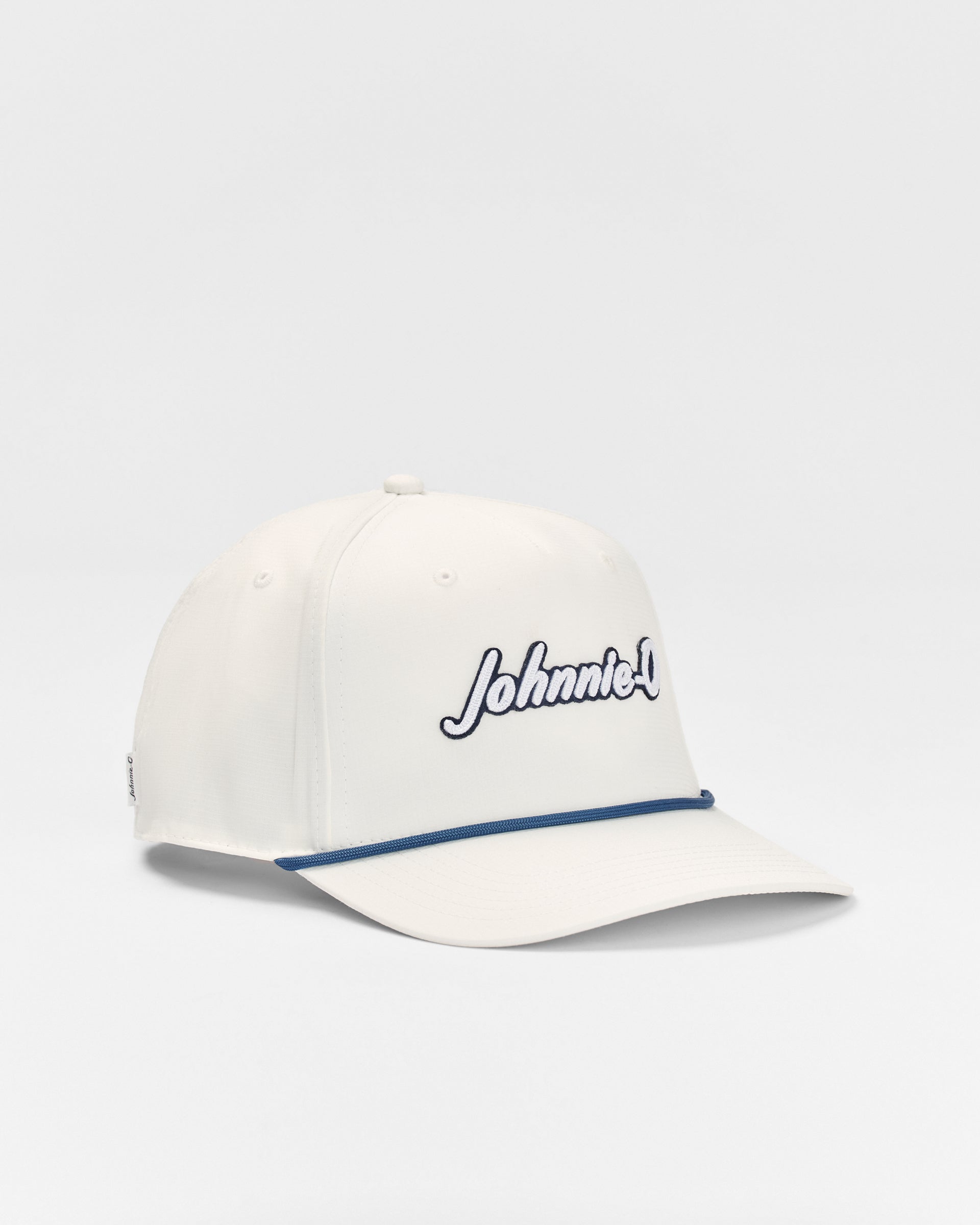 Johnnie-O Throwback Logo Rope Hat, White