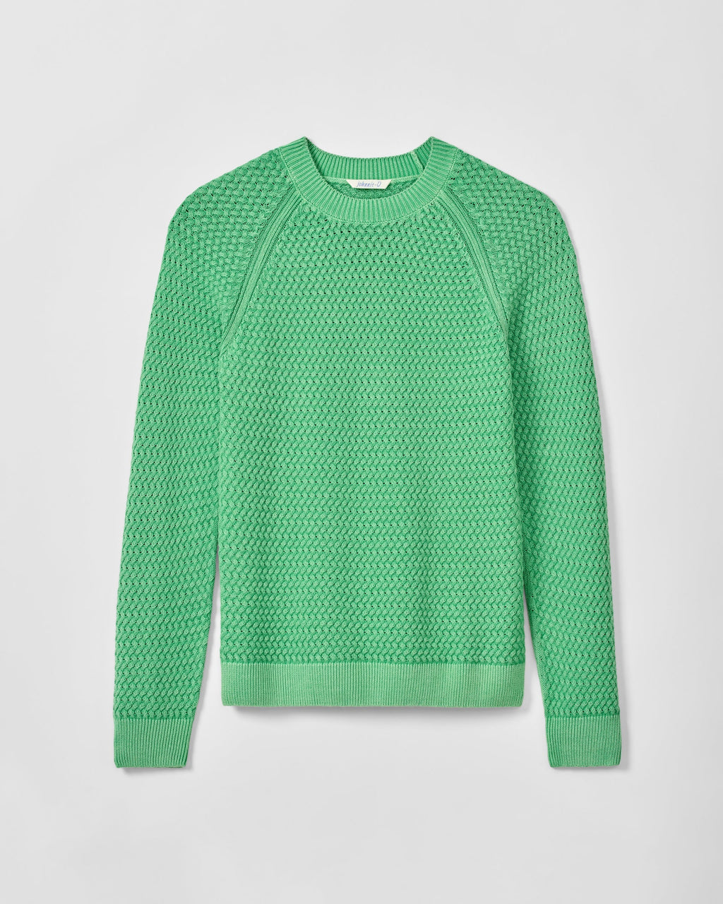 Johnnie-O Bridget Garment Dyed Crewneck Sweater, Ming Green