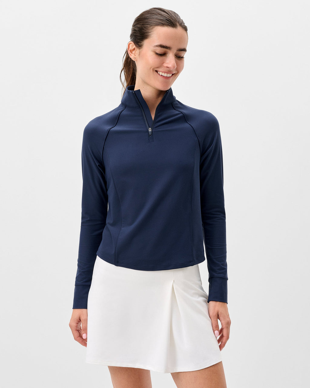 Johnnie-O Jasmine Performance 1/4 Zip Pullover, Navy