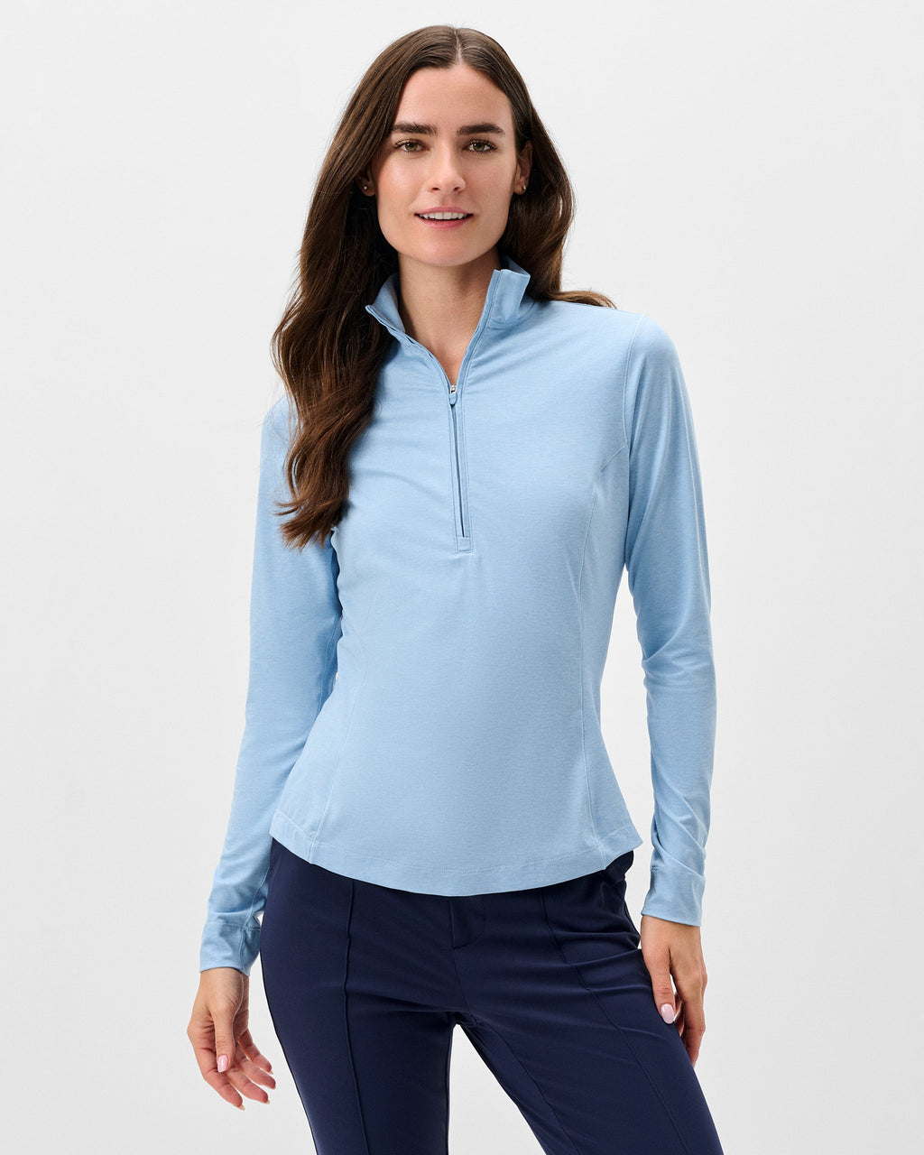 Johnnie-O Susie Performance 1/4 Zip Pullover, Gulf Blue