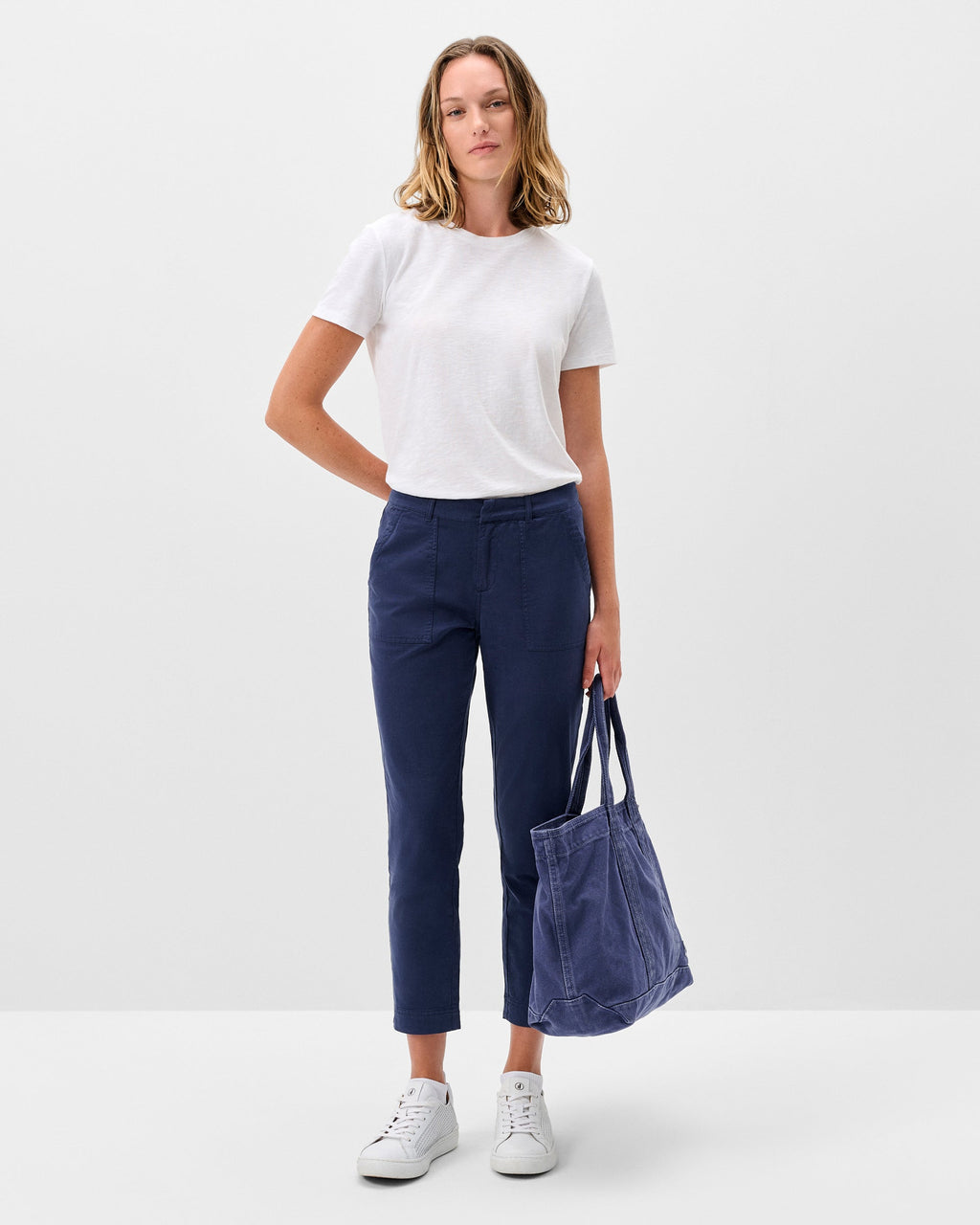 Johnnie-O Surplus Cotton Blend Cargo Pant, Admiral