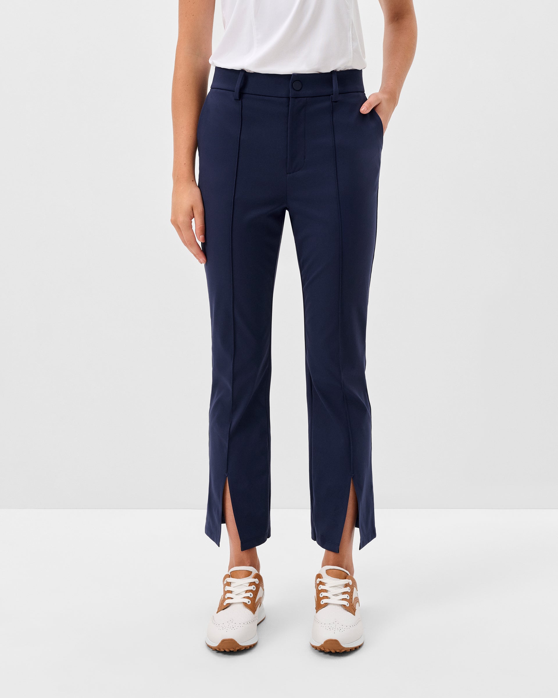 Johnnie-O Hallie Knit Stretch Sport Pant, Navy