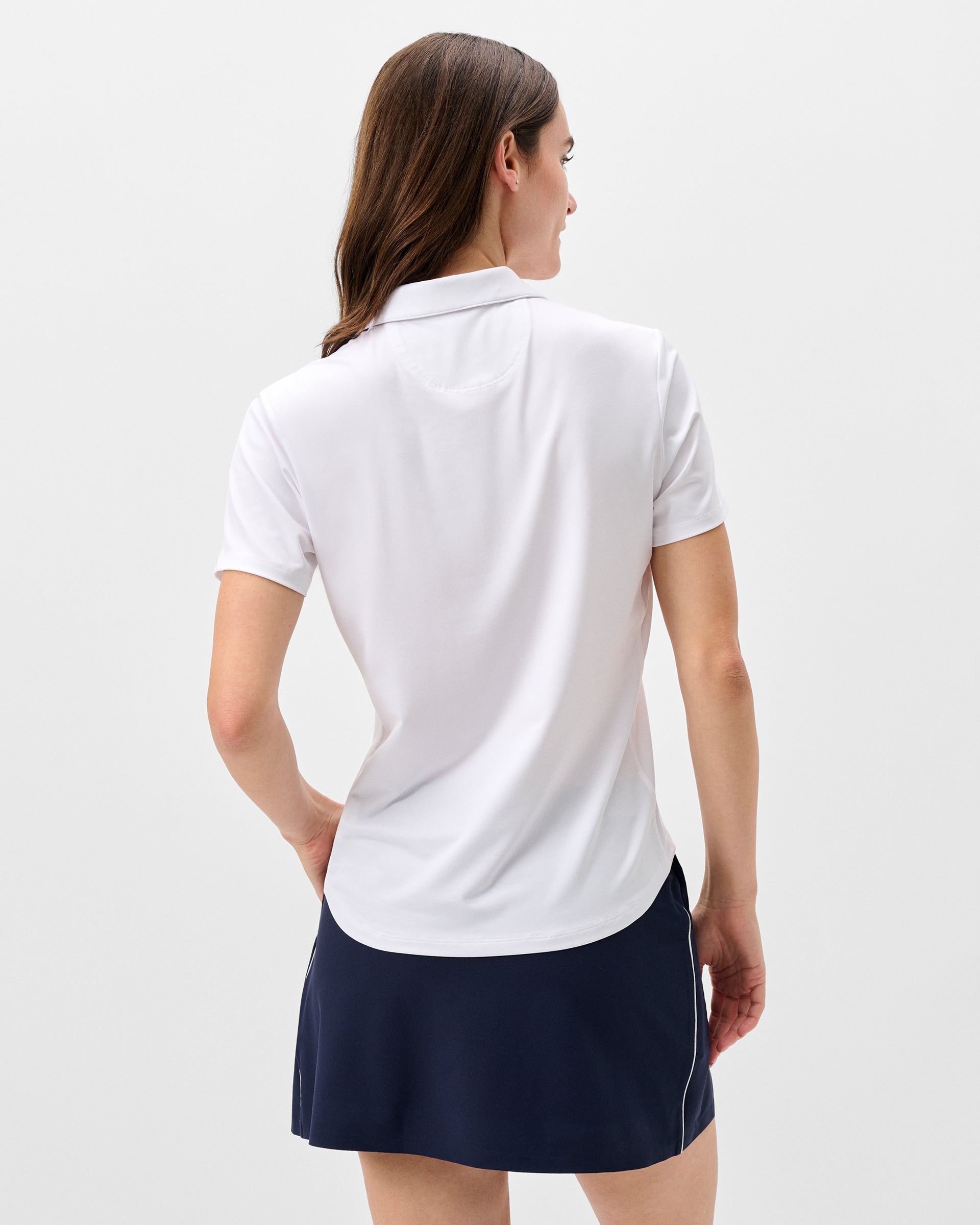 Johnnie-O Sadie Performance Jersey Polo, White
