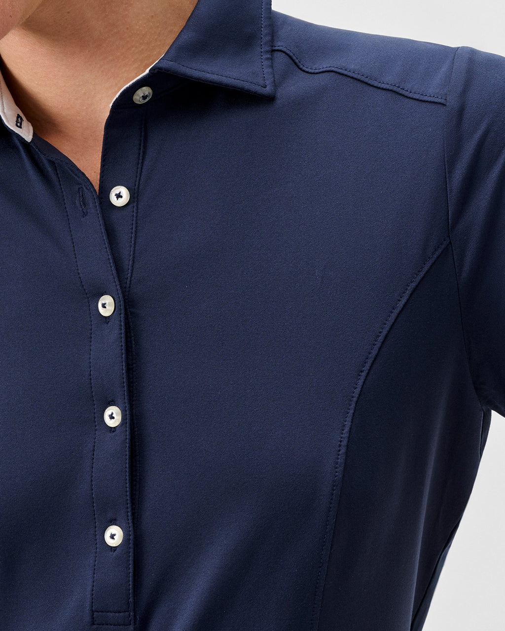 Johnnie-O Angela Performance Jersey Polo, Navy