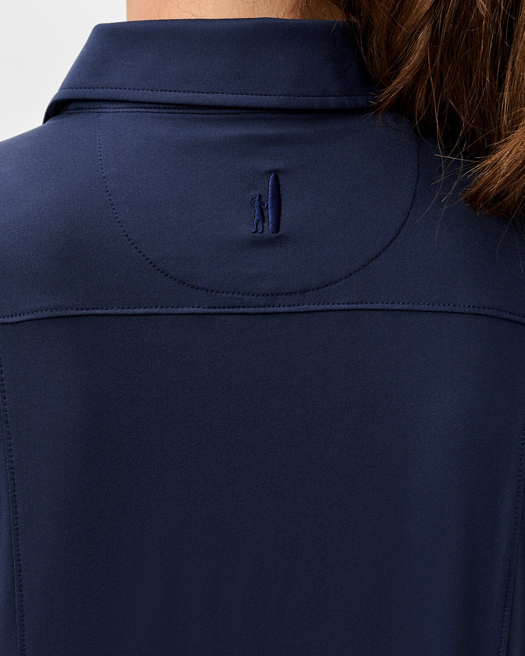 Johnnie-O Angela Performance Jersey Polo, Navy