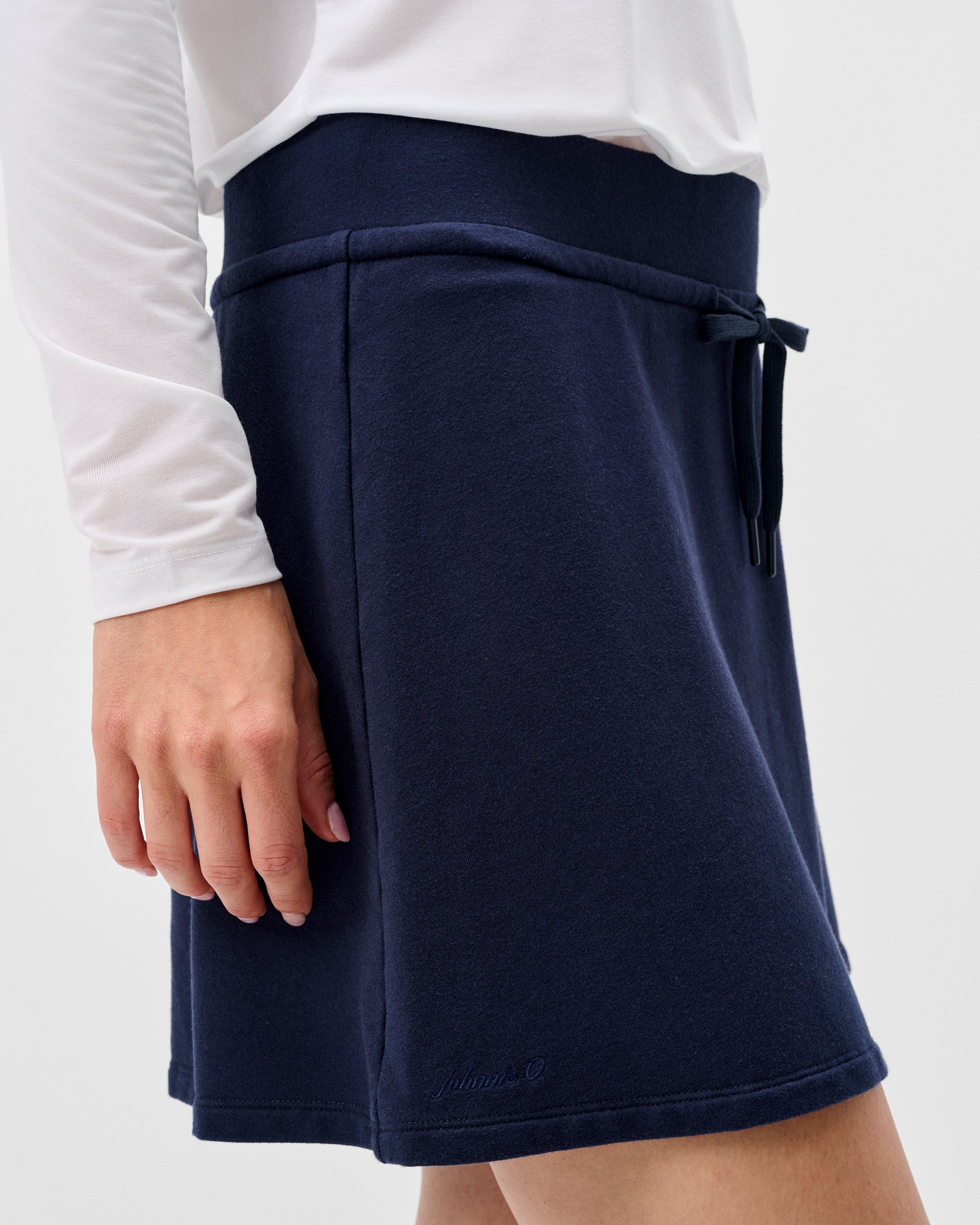 Johnnie-O Megs Terry Knit Skort, Navy